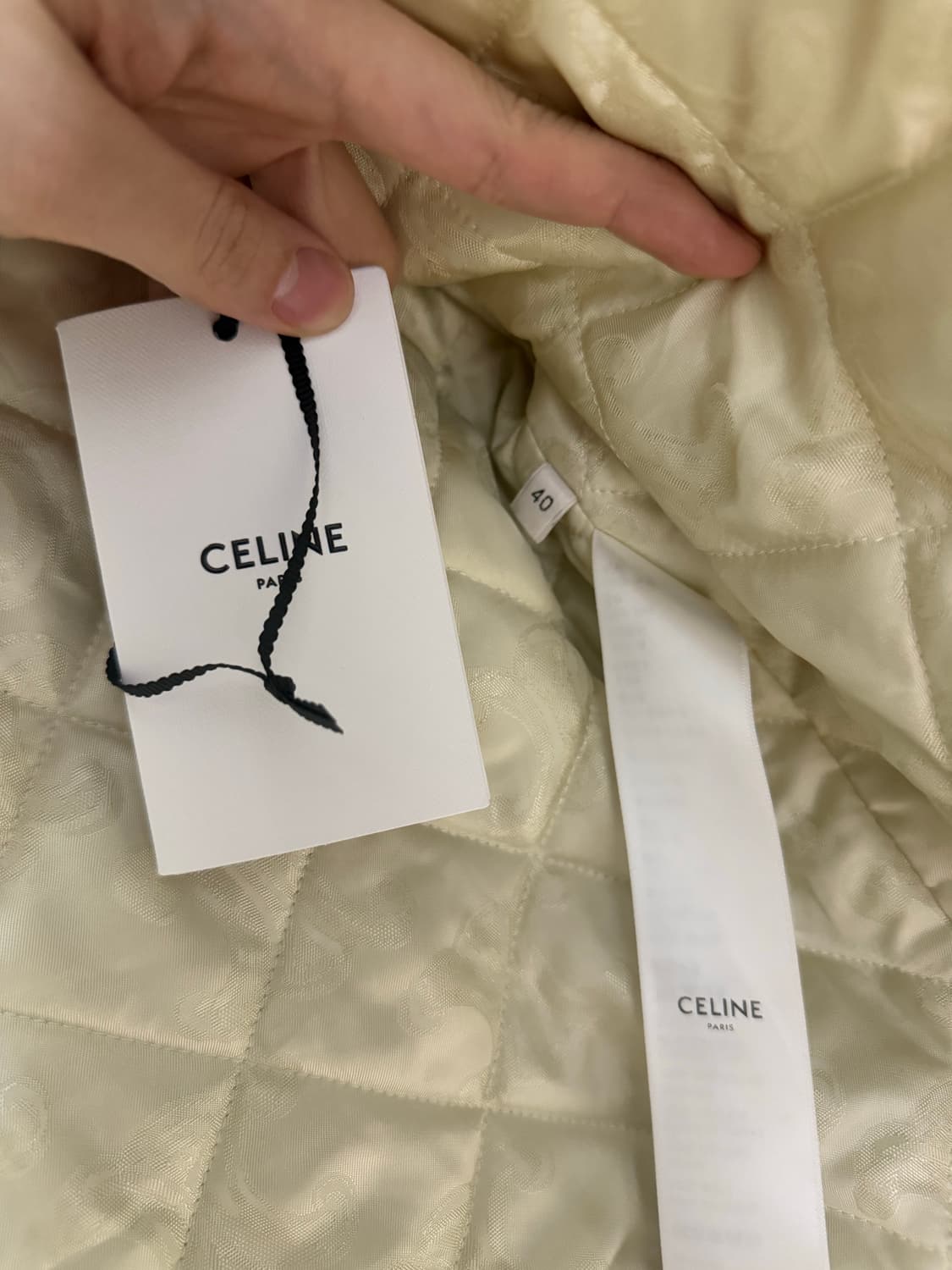 [L] 셀린느 25FW 트리오페 테디 바시티 자켓 딥그린 상품이미지7