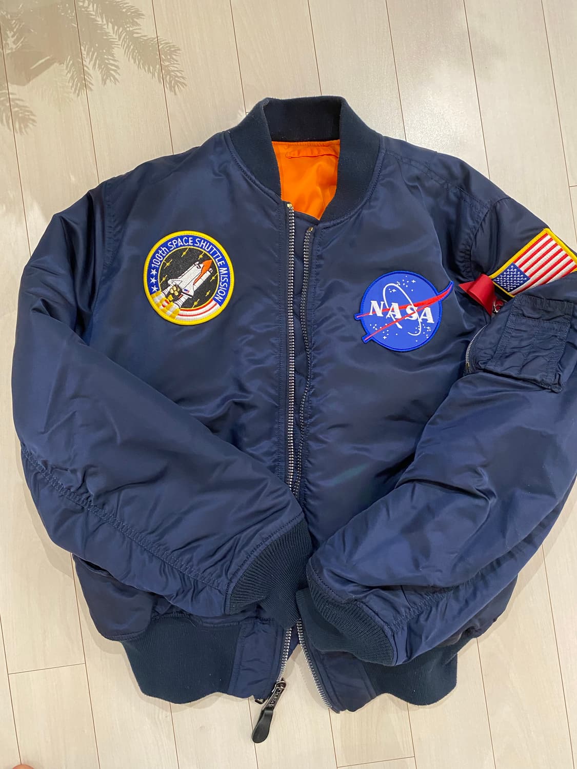 알파인더스트리 ma-1 nasa M(105) 상품이미지2