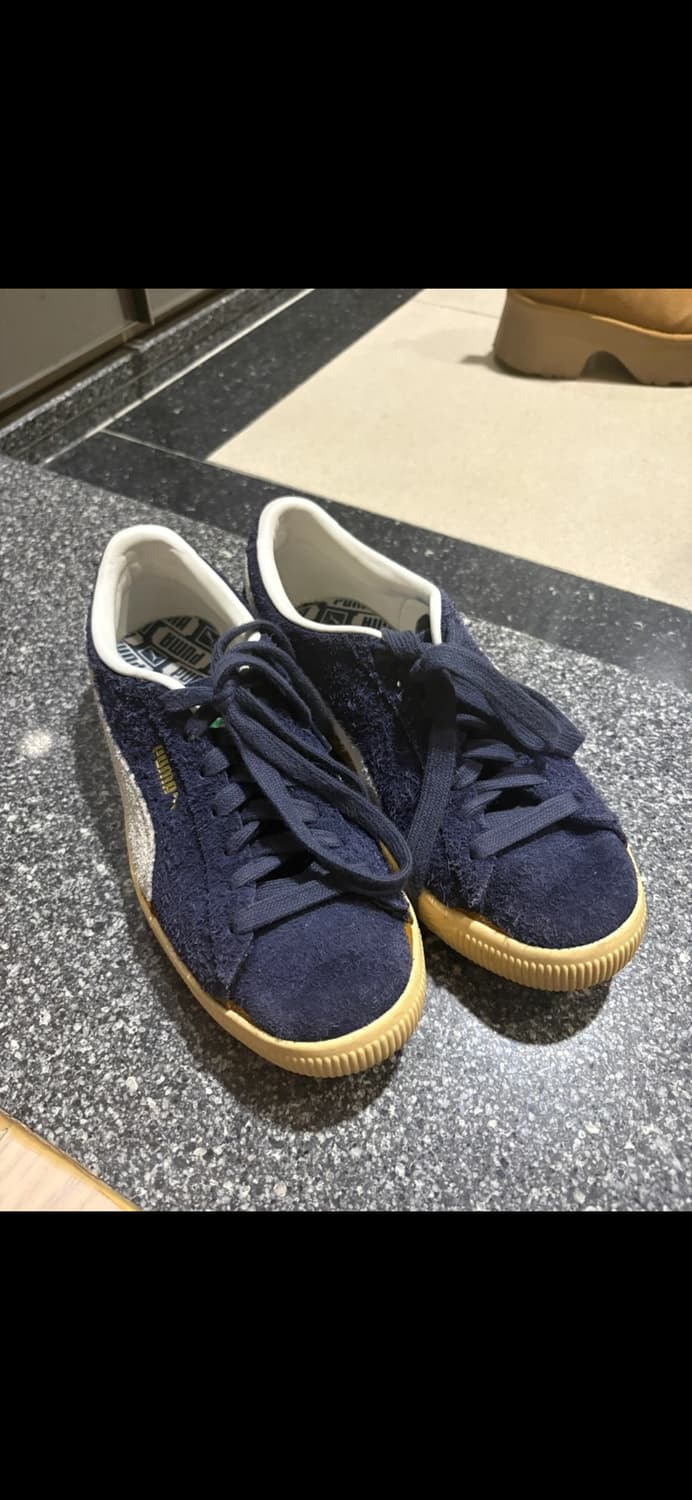 푸마 스웨이드 빈티지 네이비 스니커즈 상품이미지4