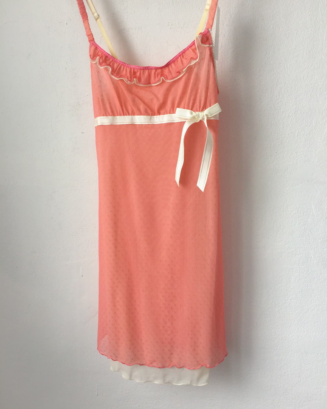 Ribbon point lace sleeveless onepiece 상품이미지2
