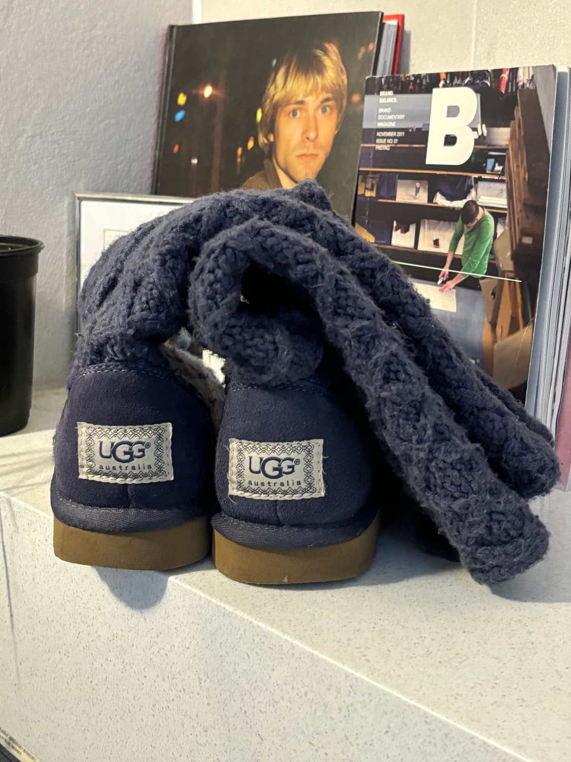 어그 버튼 니트 부츠 상품이미지3