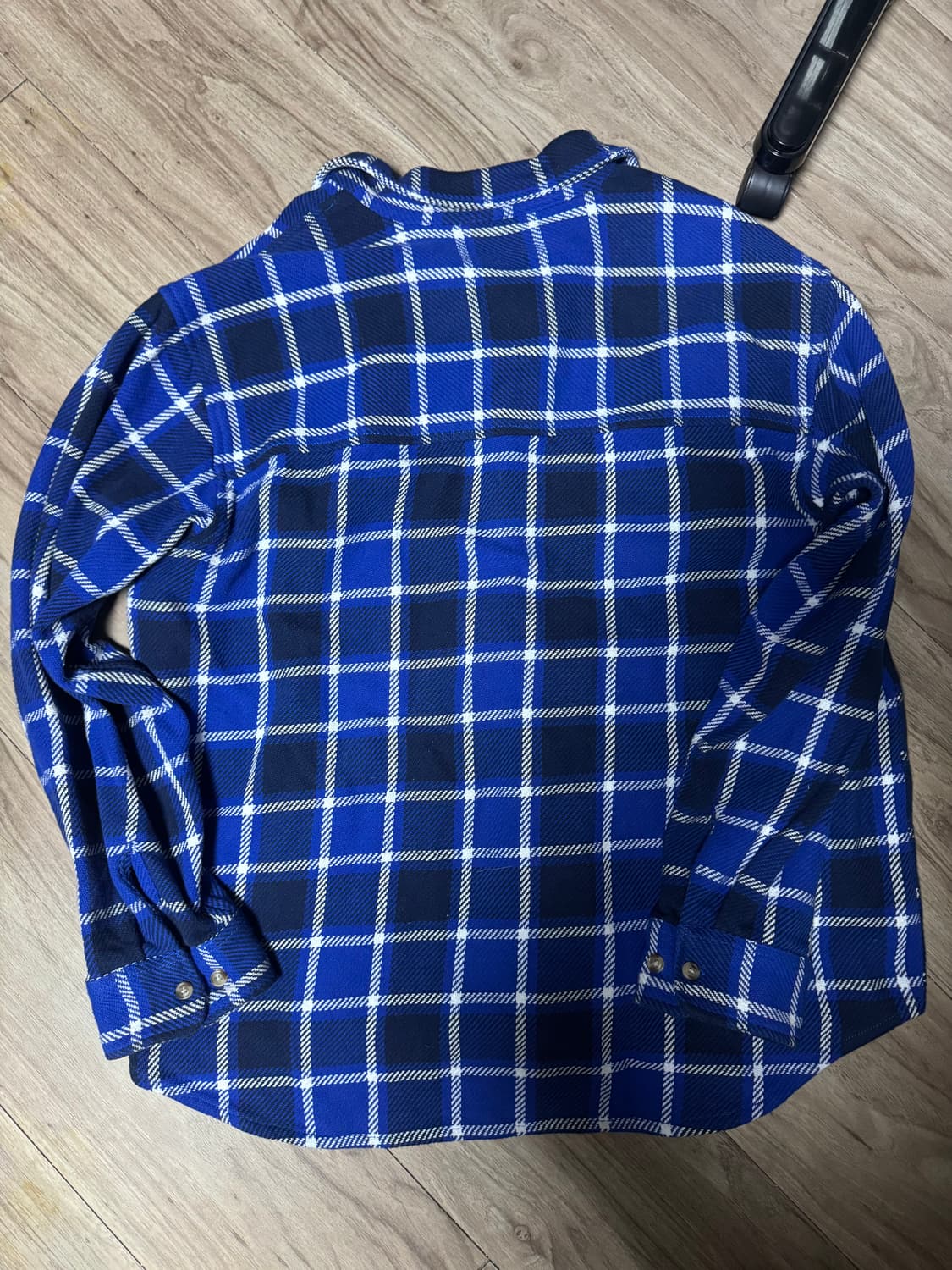 오베이 헤비코튼 체크셔츠 XL 상품이미지2