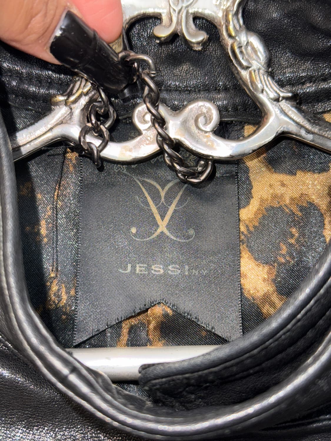 Jessi Newyork black lamb skin 투웨이 ops 상품이미지8