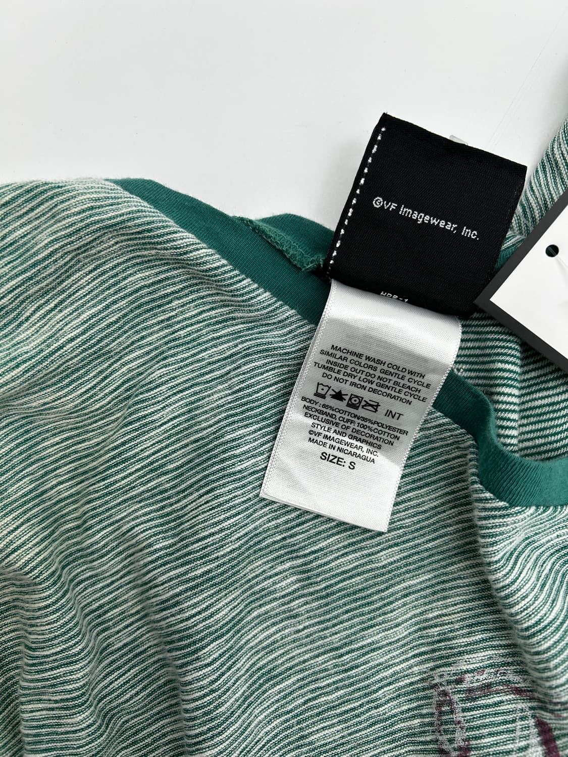 할리데이비슨 우먼 스트라이프 나그랑 브이넥 반팔티 상품이미지5