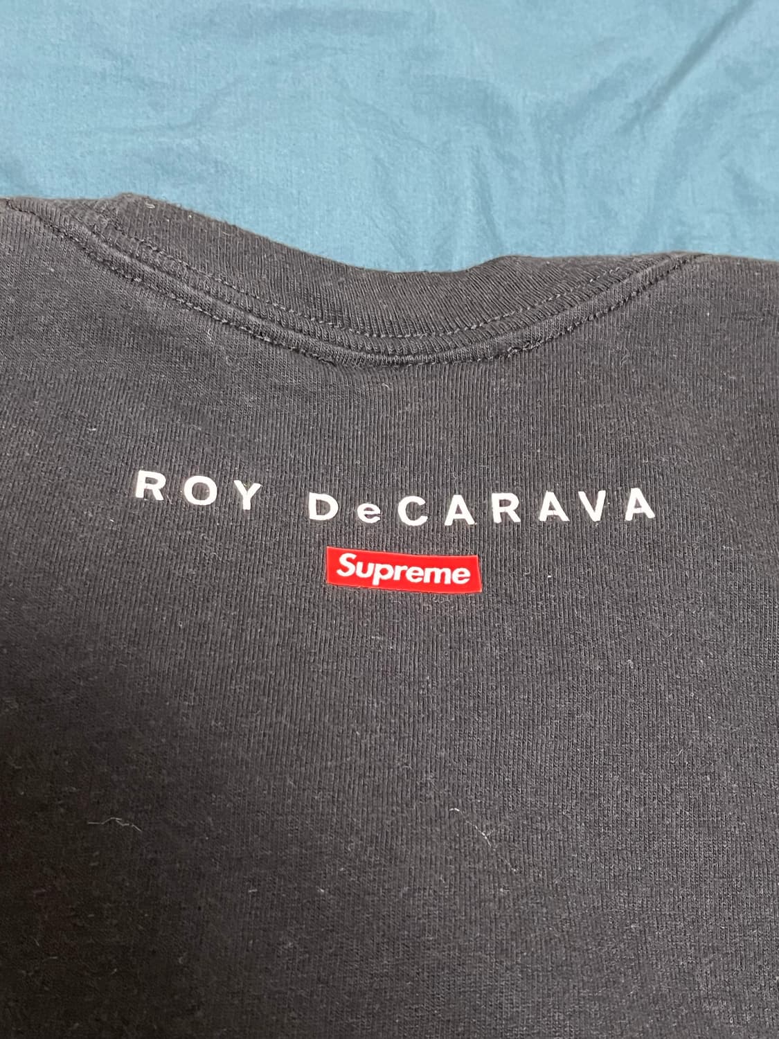 슈프림 로이 데카라바 블랙 반팔 상품이미지4