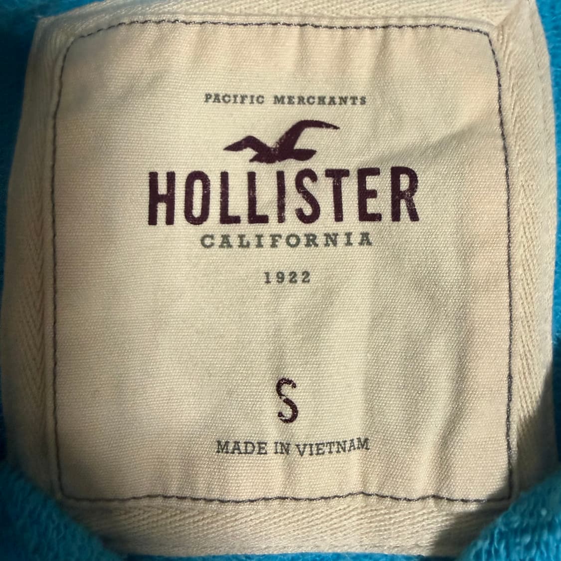 홀리스터 하늘색 후드집업 s 상품이미지3
