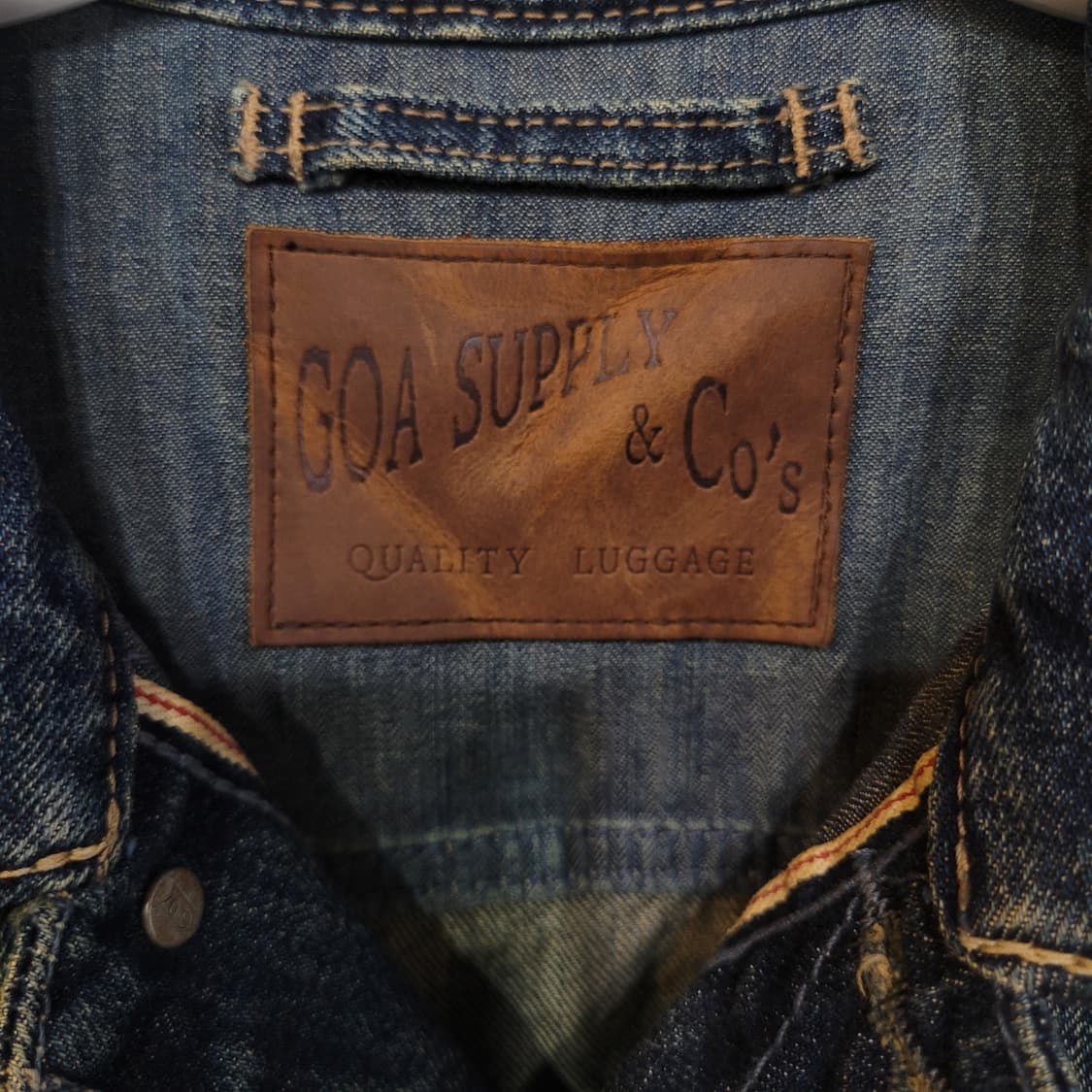GOA SUPPLY & Co's 빈티지 아카이브 셀비지 데님자켓  상품이미지4