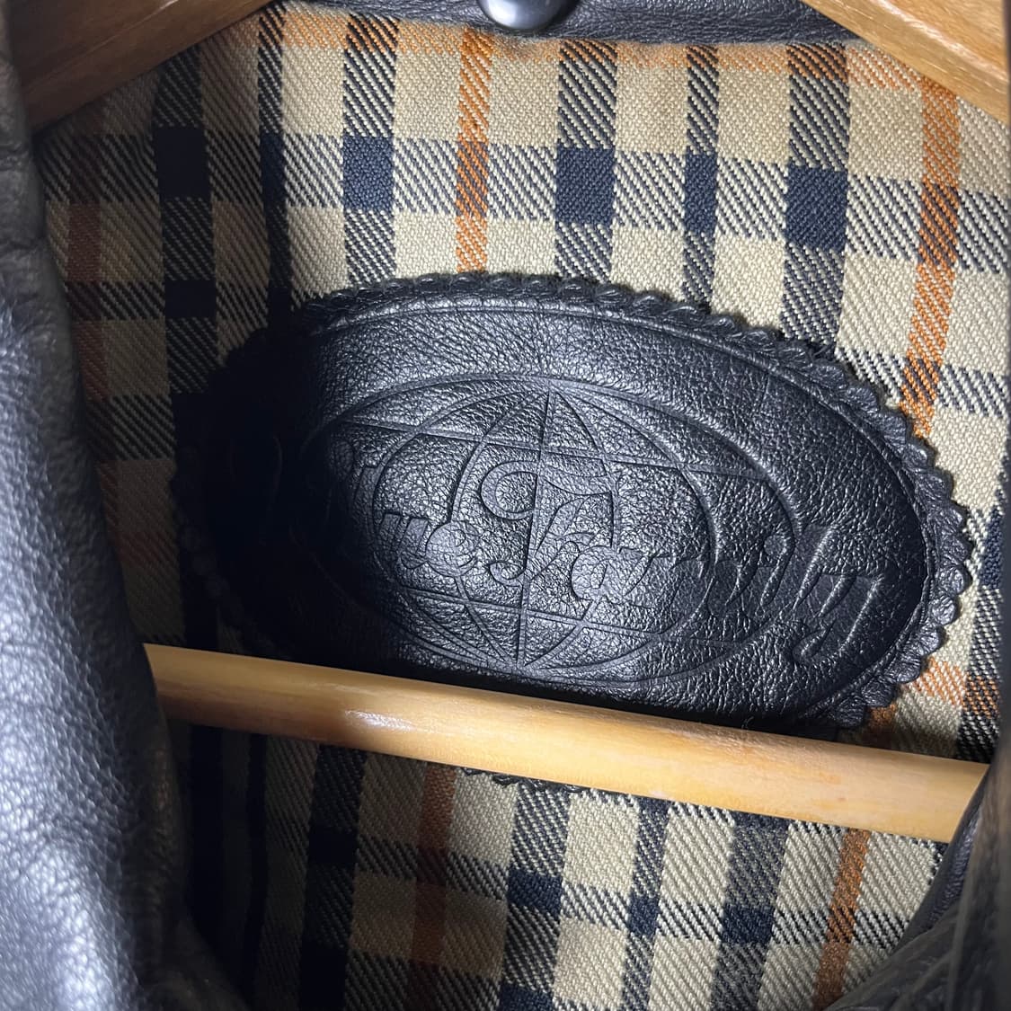 [Benetton] 80's 베네통 카우스킨 레더자켓 상품이미지5