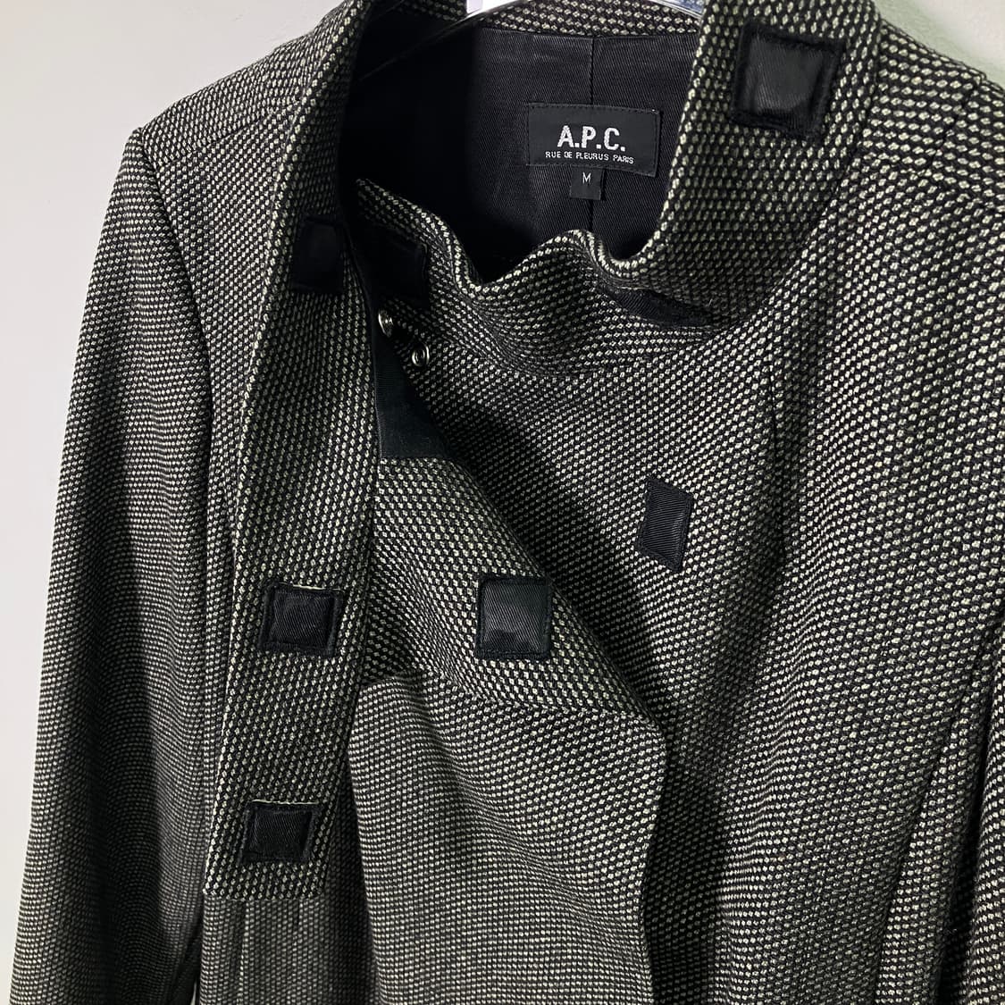 아페쎄 그레이 롱코트 M 상품이미지6