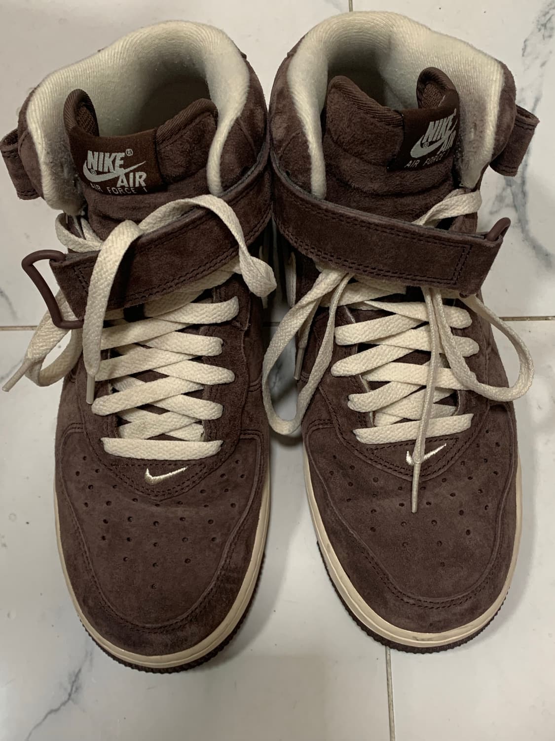 나이키 에어포스1 미드 '07 QS 초콜릿 260입니다 상품이미지3