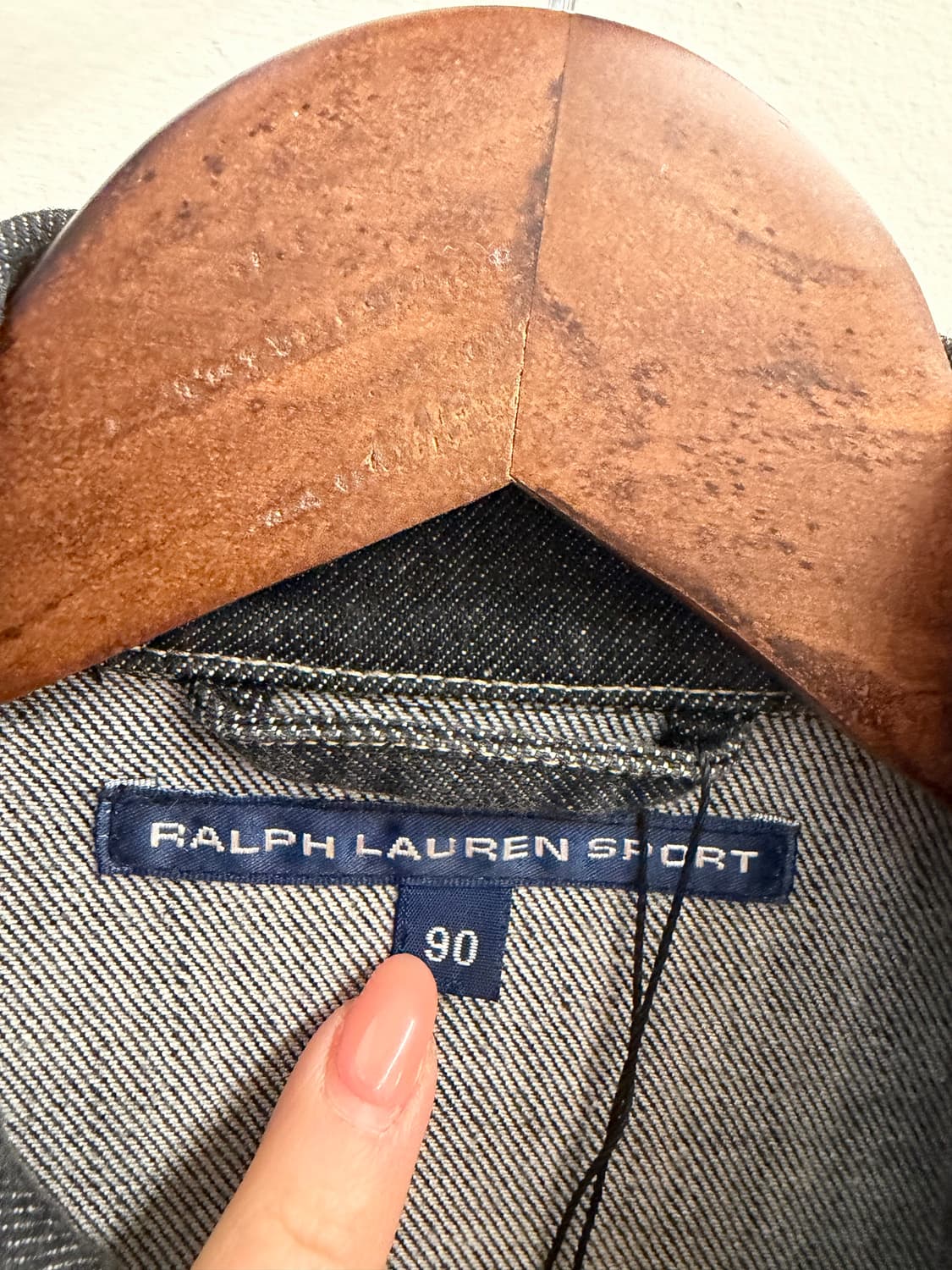 N27. 폴로 랄프로렌 스포츠 블랙청자켓 데님자켓 상품이미지2