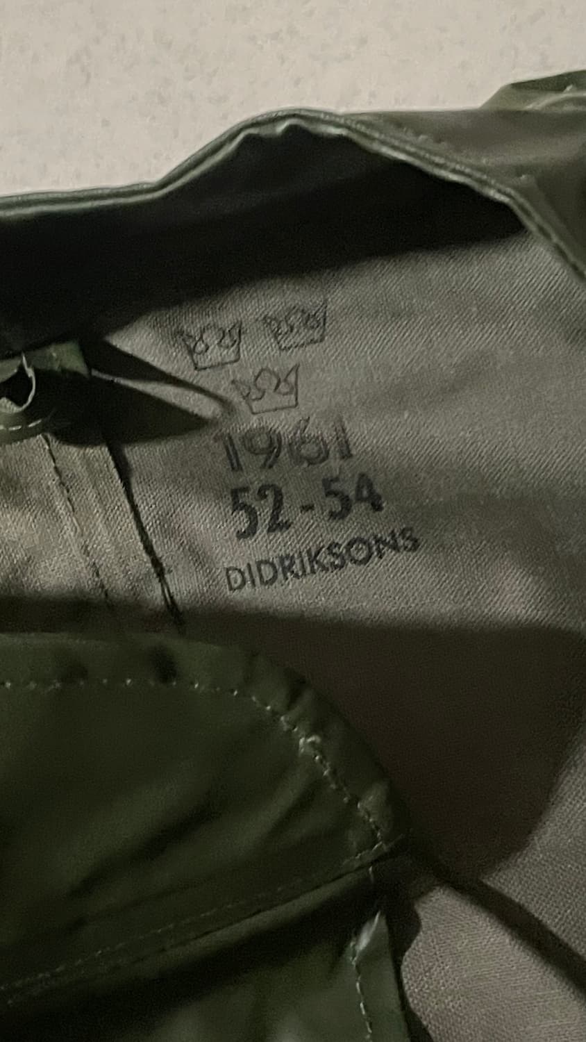 1960S SWEDISH ARMY PVC RUBBER JACKET(칸예착 상품이미지4