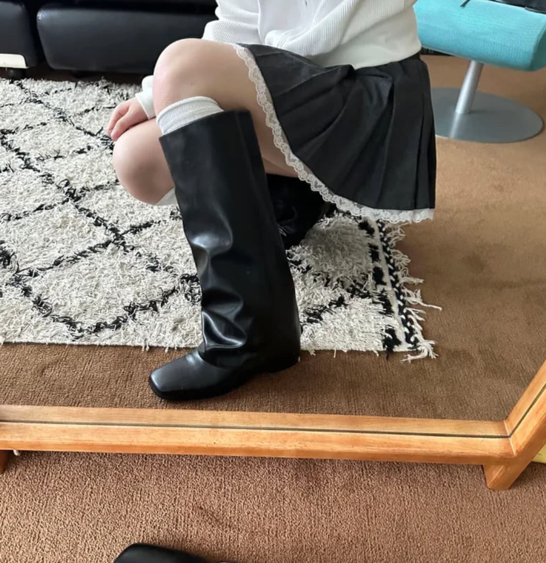 레더 워머 롱부츠 245 상품이미지5