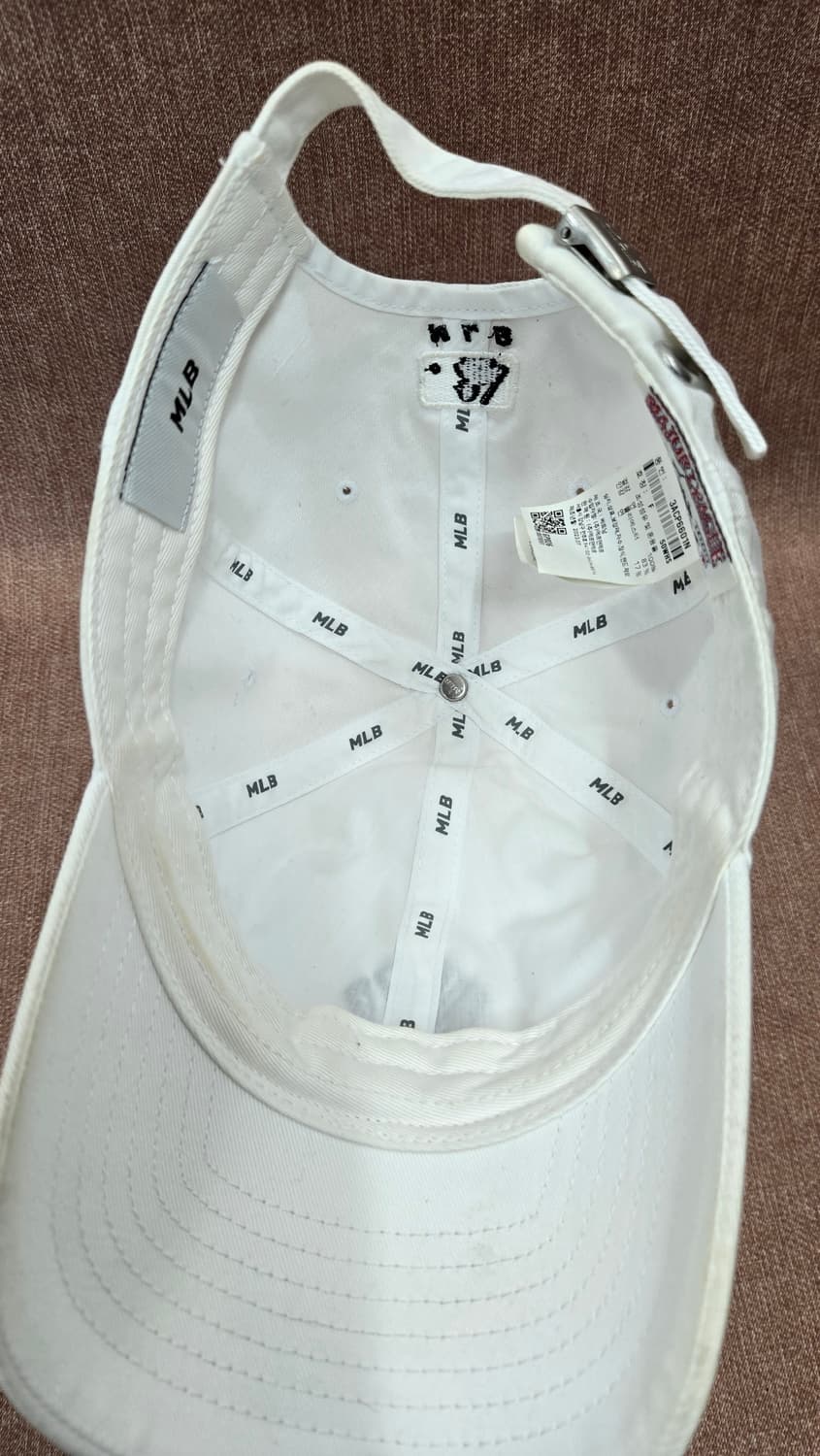 MLB 뉴욕양키스 NY 화이트 볼캡 야구모 상품이미지6