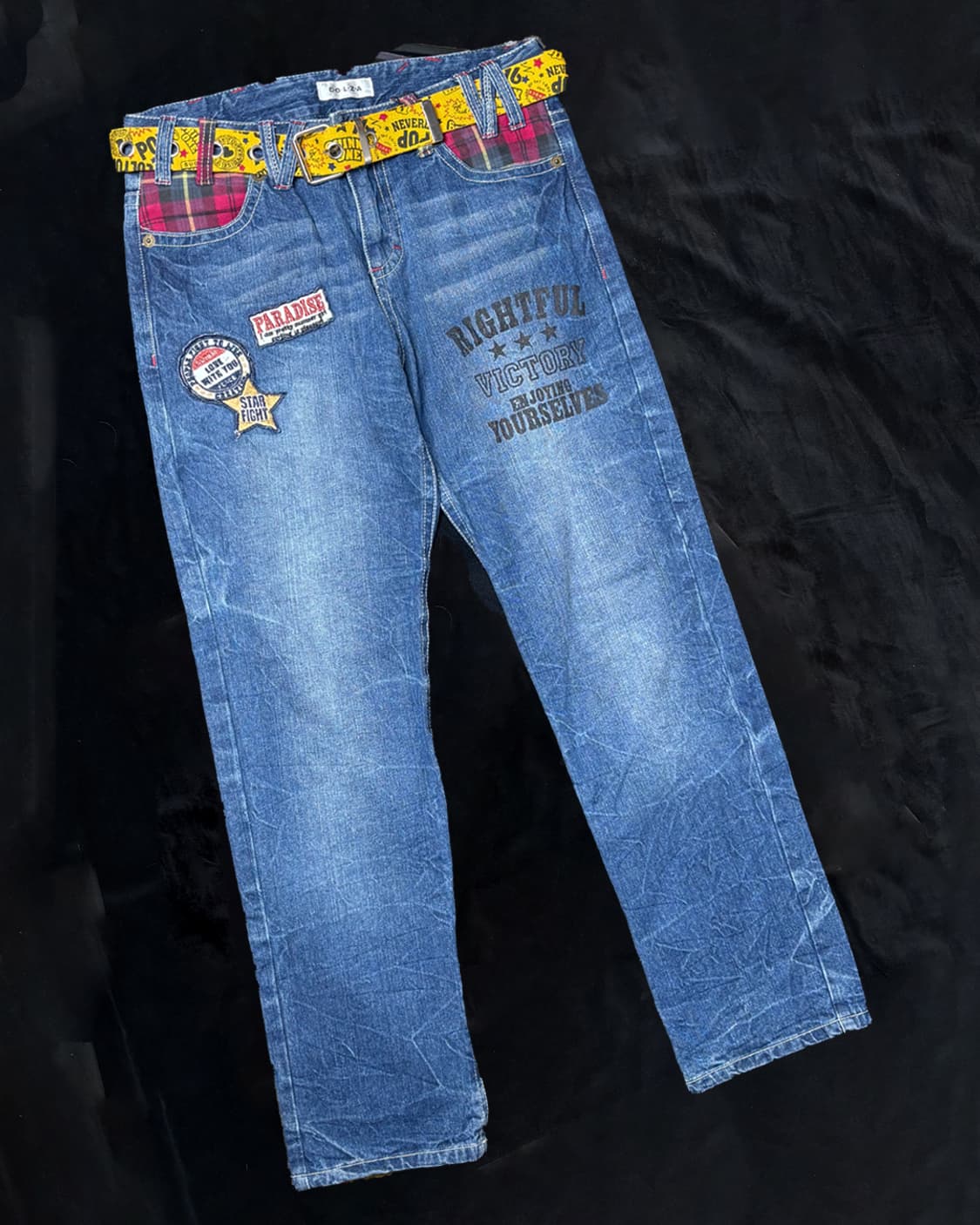 일본빈티지 COLZA 데님 팬츠 상품이미지2