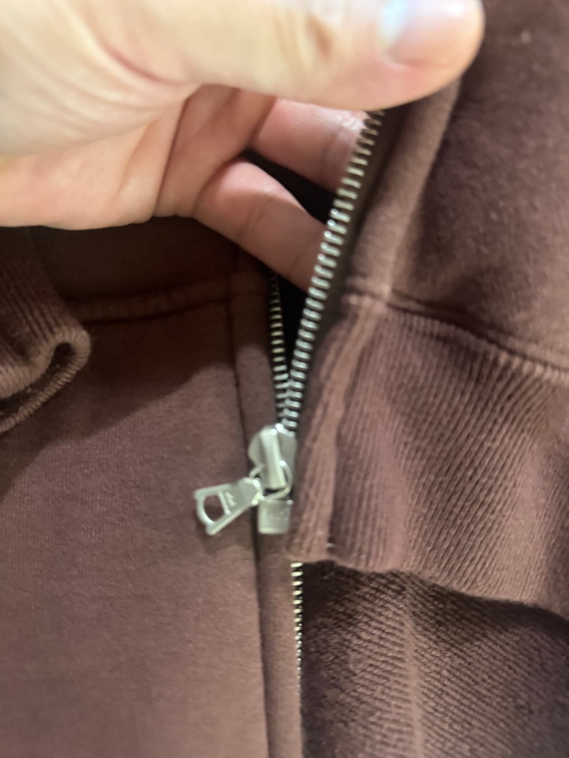 23ss 오라리 후드 집업 빈티지 버건디 4 100-105 상품이미지5