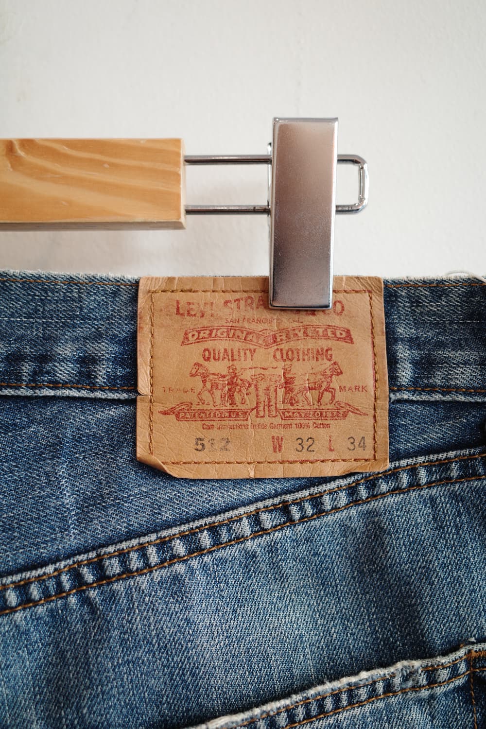 90s Levis 리바이스 512 레귤러핏 빈티지 데님 (31인치) 상품이미지6