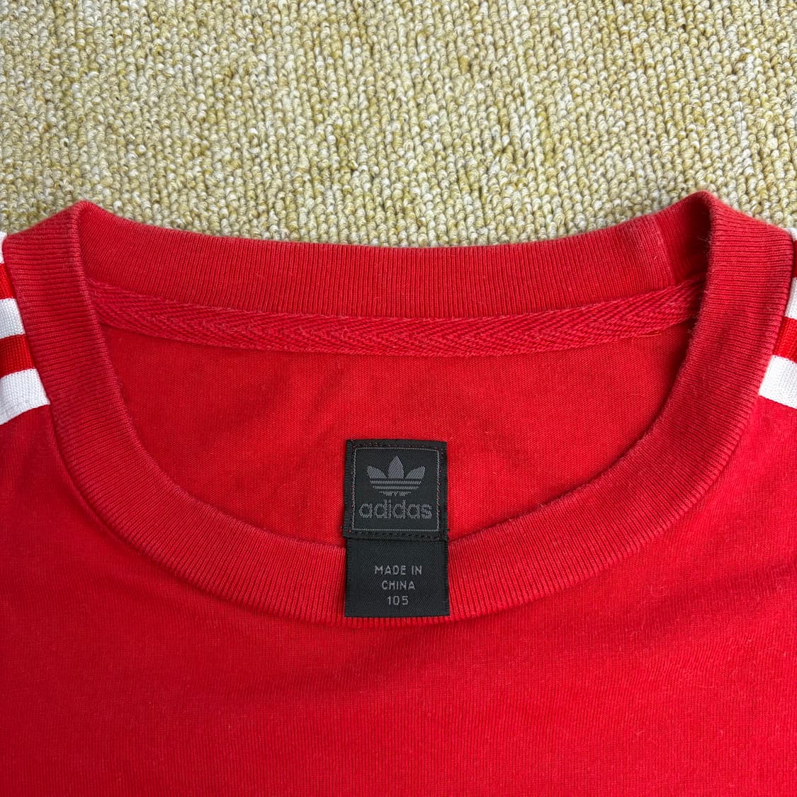 아디다스 89-91 빈티지 리버풀 반팔 티셔츠 레드(105) 상품이미지3