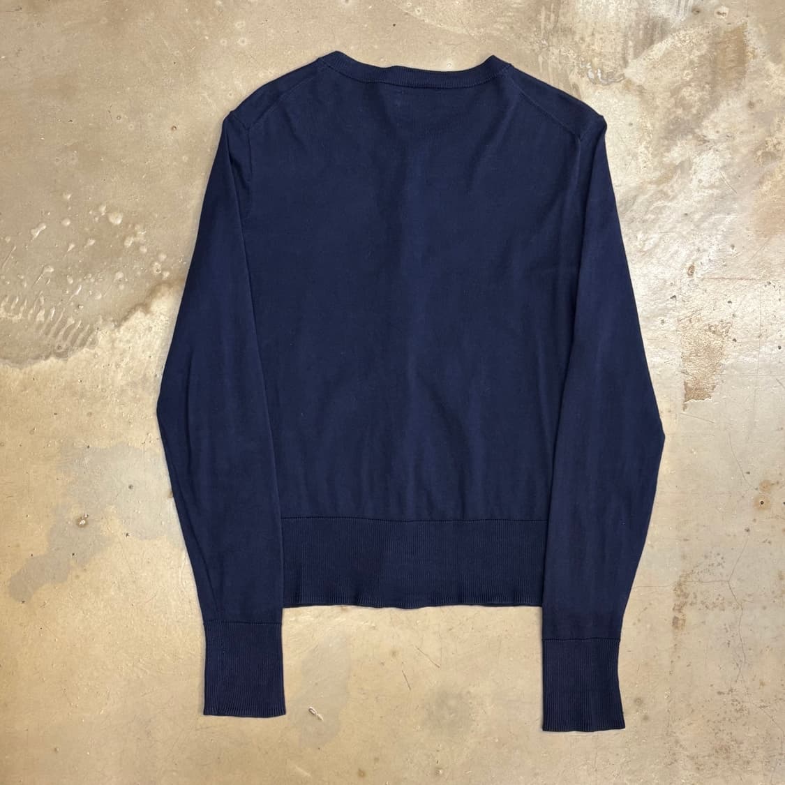 S 폴로랄프로렌 여성용 네이비 피마코튼 가디건 상품이미지3