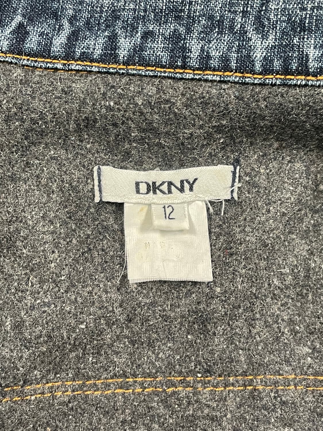 DKNY 울 라인 데님 트러커 자켓 상품이미지7