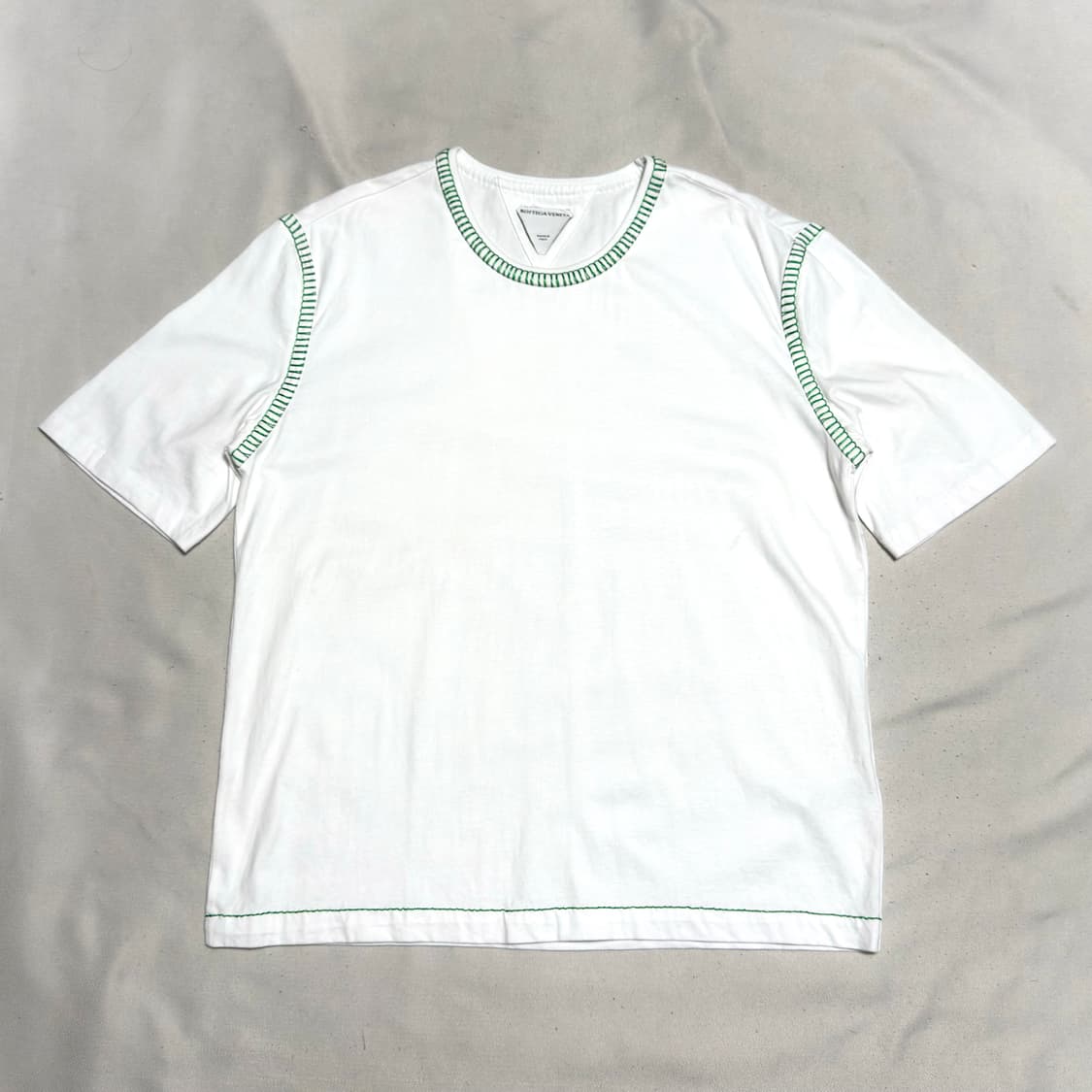 M 보테가 베네타 그린 스티치 반팔티 상품이미지2