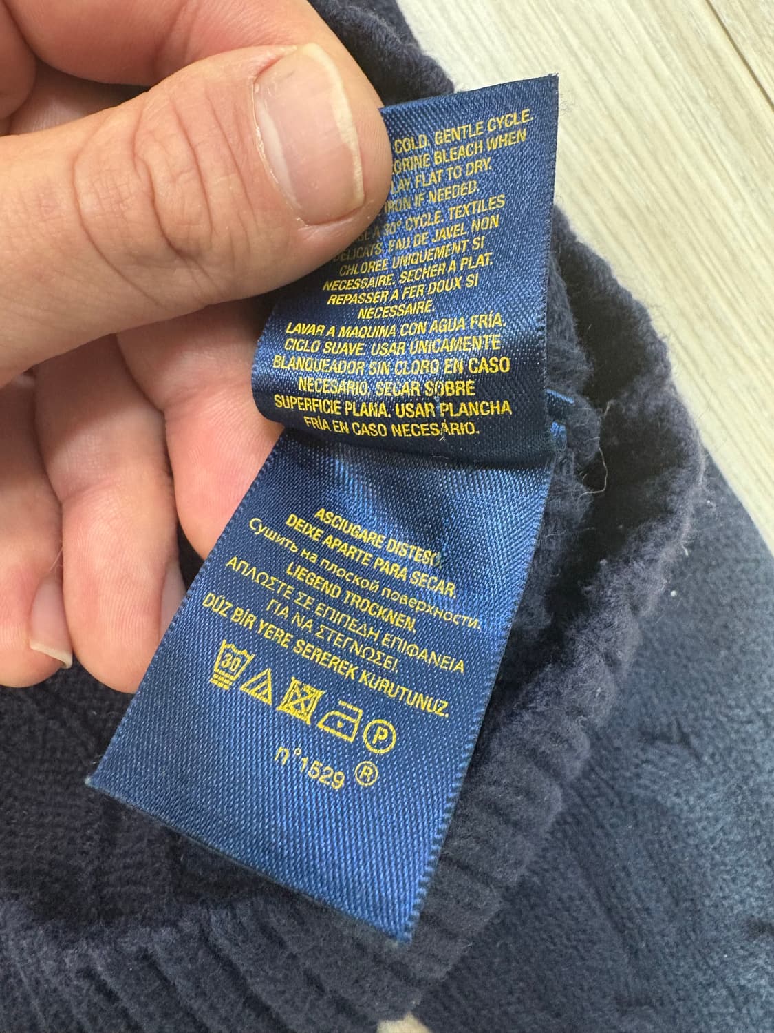 폴로 랄프로렌 케이블 니트 네이비 상품이미지5