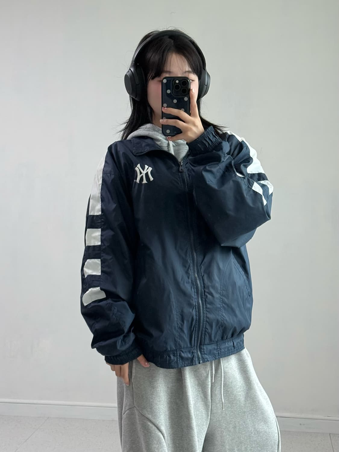 90‘s 아디다스 양키즈 바람막이 상품이미지1