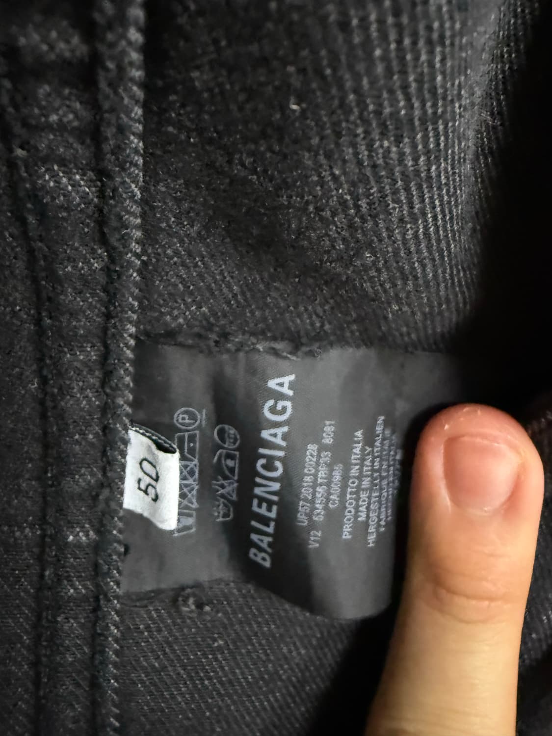 발렌시아가 흑청자켓 50 상품이미지4