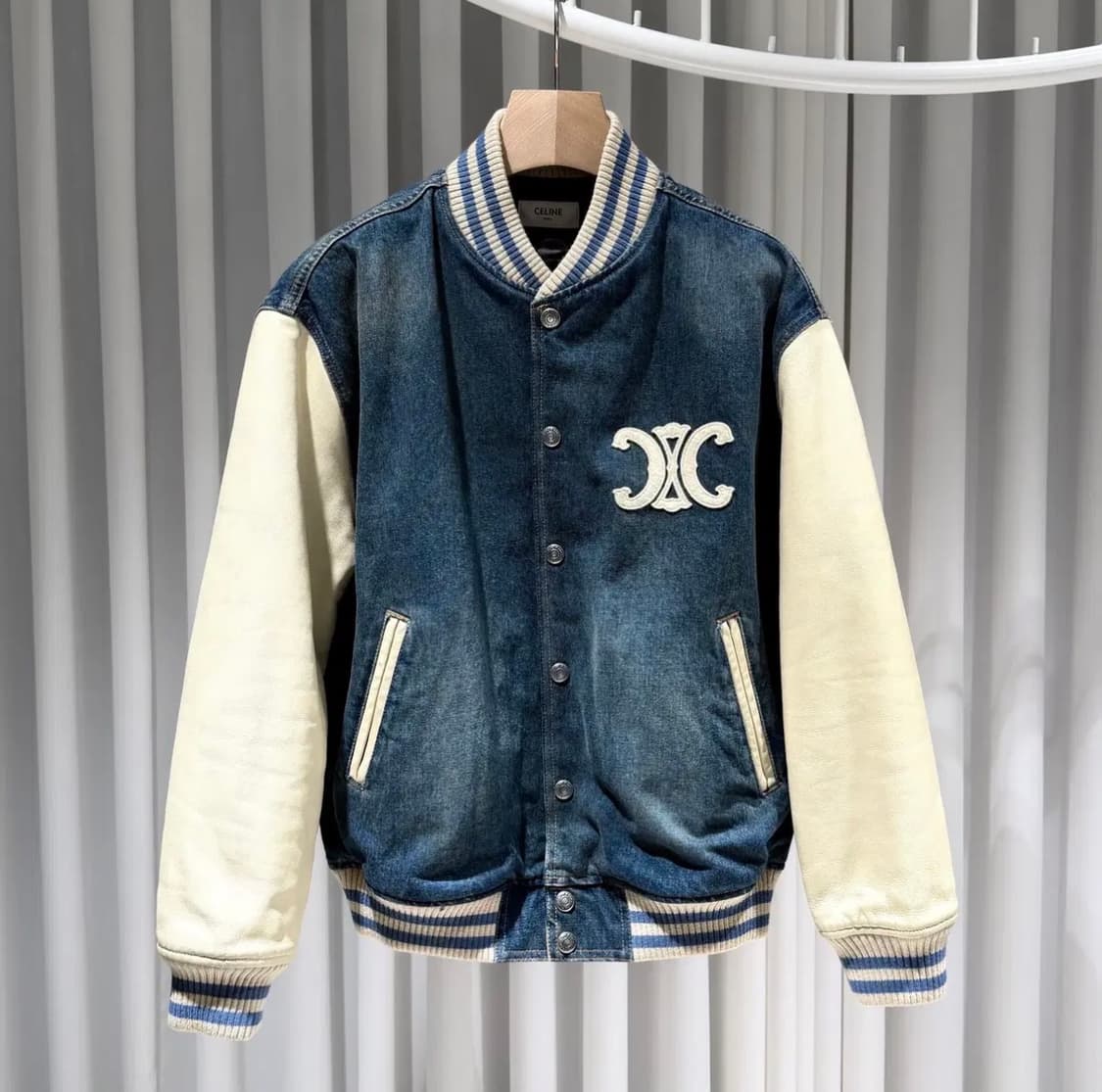 S / 셀린느 트레일 워시 데님 루즈 트리옹프 자켓 상품이미지1