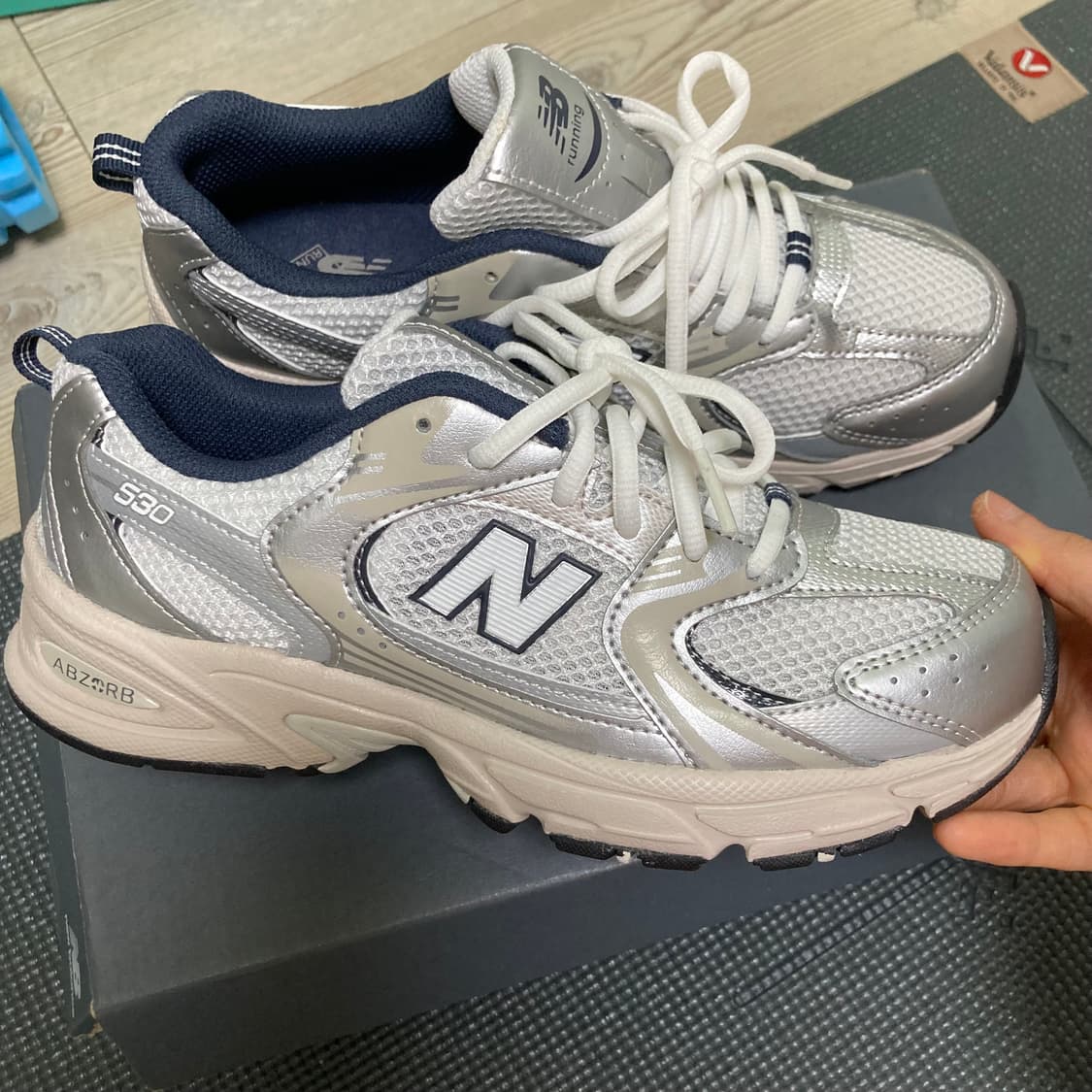 뉴발란스530 스틸그레이 5.5사이즈 상품이미지4