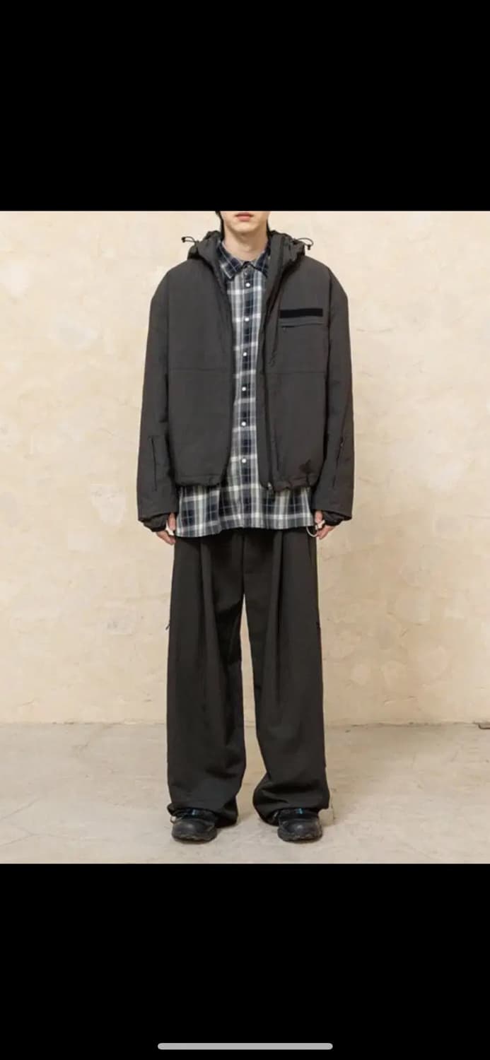 비긴202 밀리터리 후드점퍼 후디점퍼 딥 차콜 상품이미지5