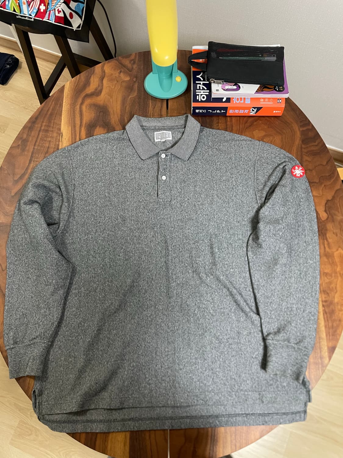 (L) 카브엠트 CAV EMPT 그레이 pk 셔츠 폴로 셔츠 상품이미지1