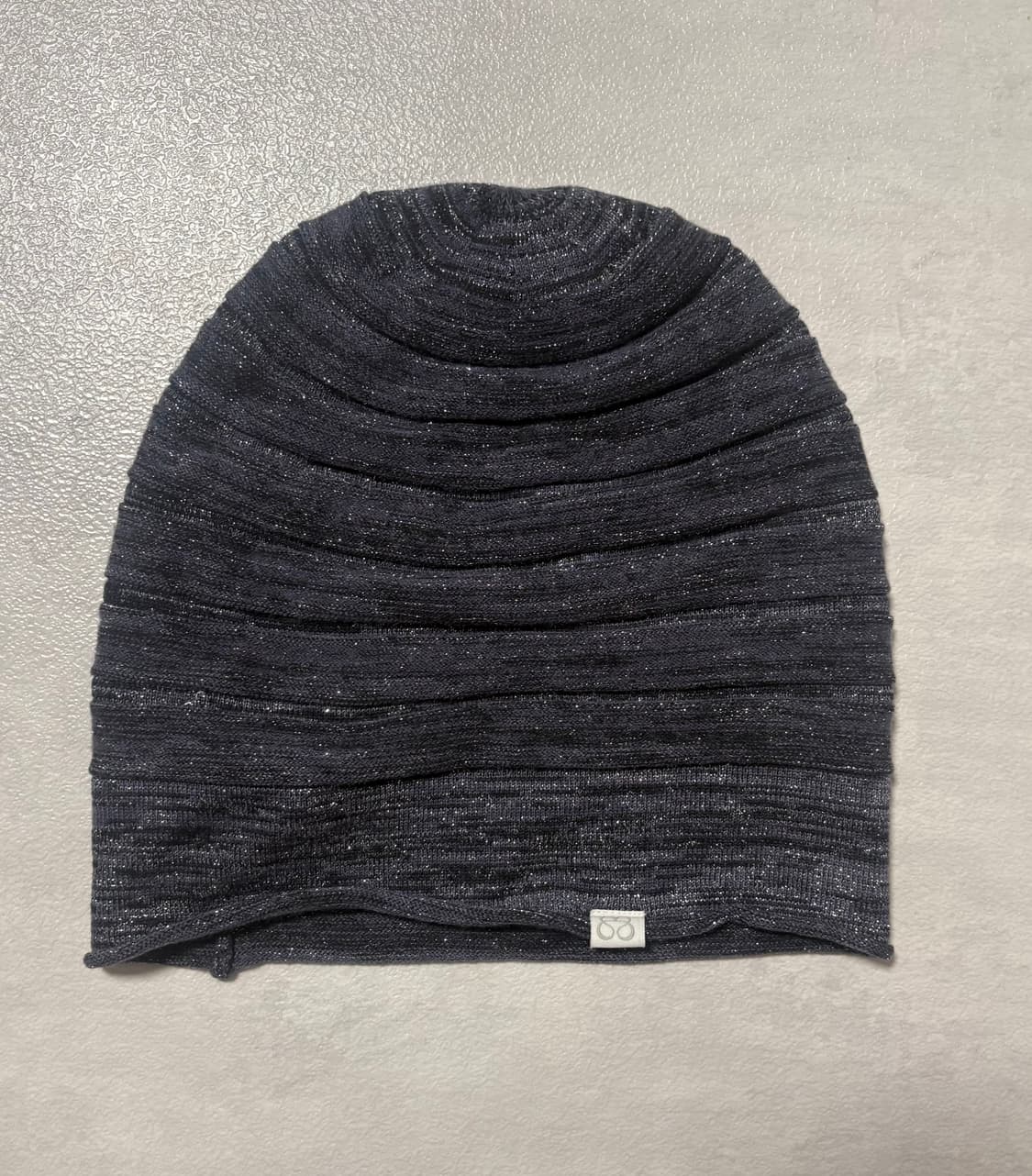 뚜오미오 비니 STRIPE GLITTER BEANIE [NAVY] 상품이미지2