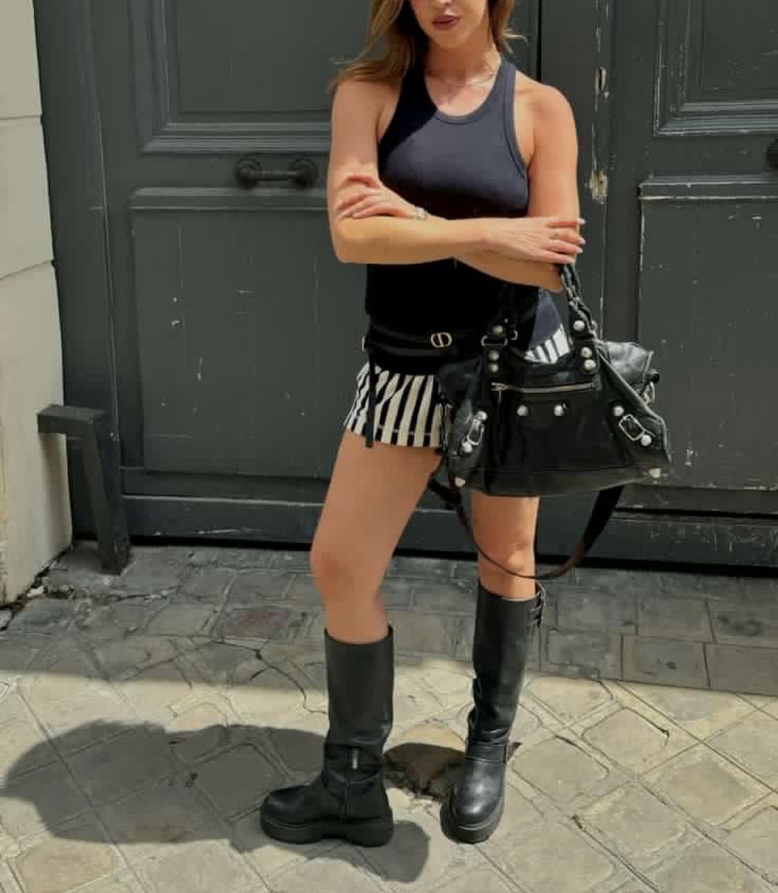 [A+ 정품] 발렌시아가 자이언트 시티 모터백 미디움 블랙 상품이미지10