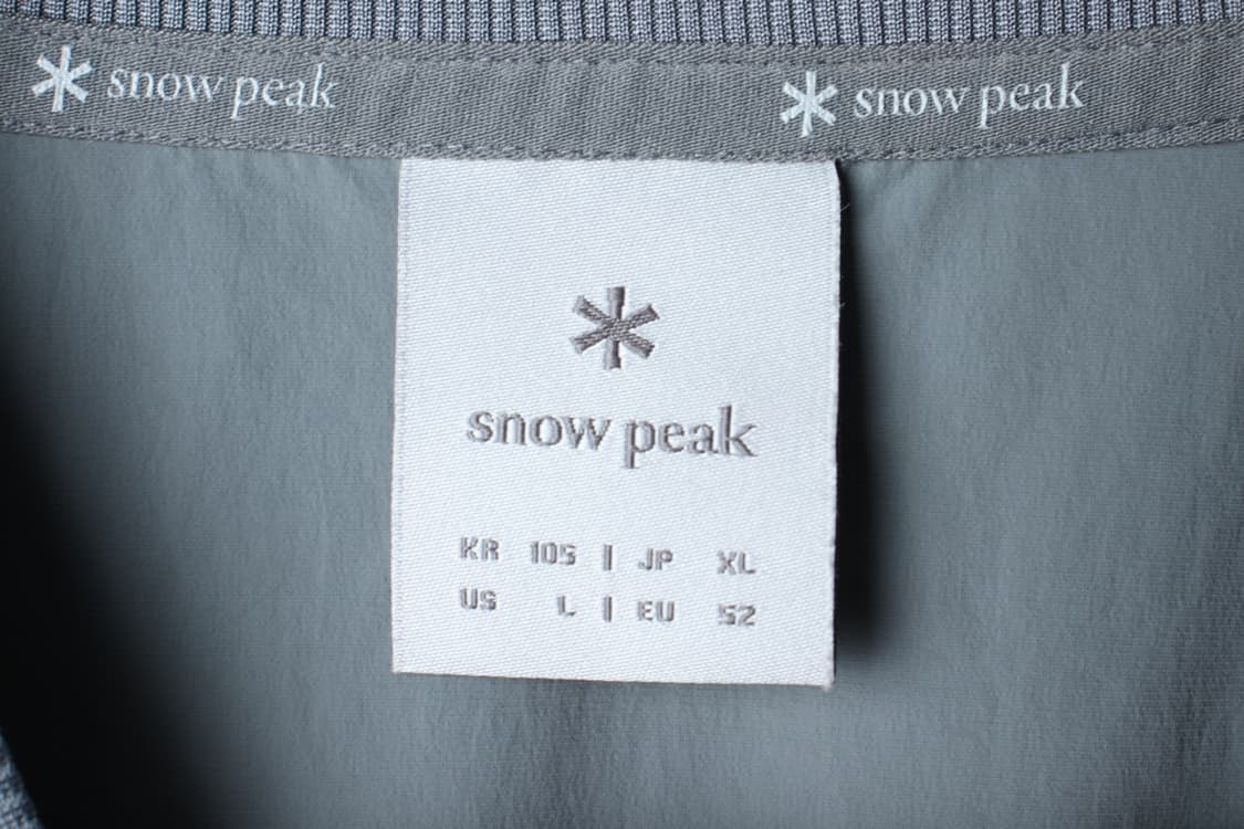 (XL-2XL) 스노우피크 반팔 티셔츠 나일론 우븐 웜업-H32442 상품이미지6
