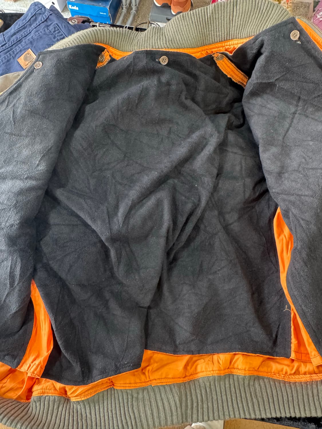 이탈리아군 이태리군 리프로 플리스 안감 l-2b ma-1 플라이트 자켓 상품이미지5