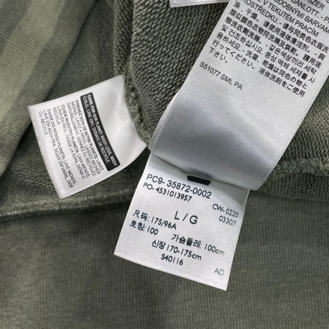 100 리바이스 릴랙스핏 자수 후드티 상품이미지4