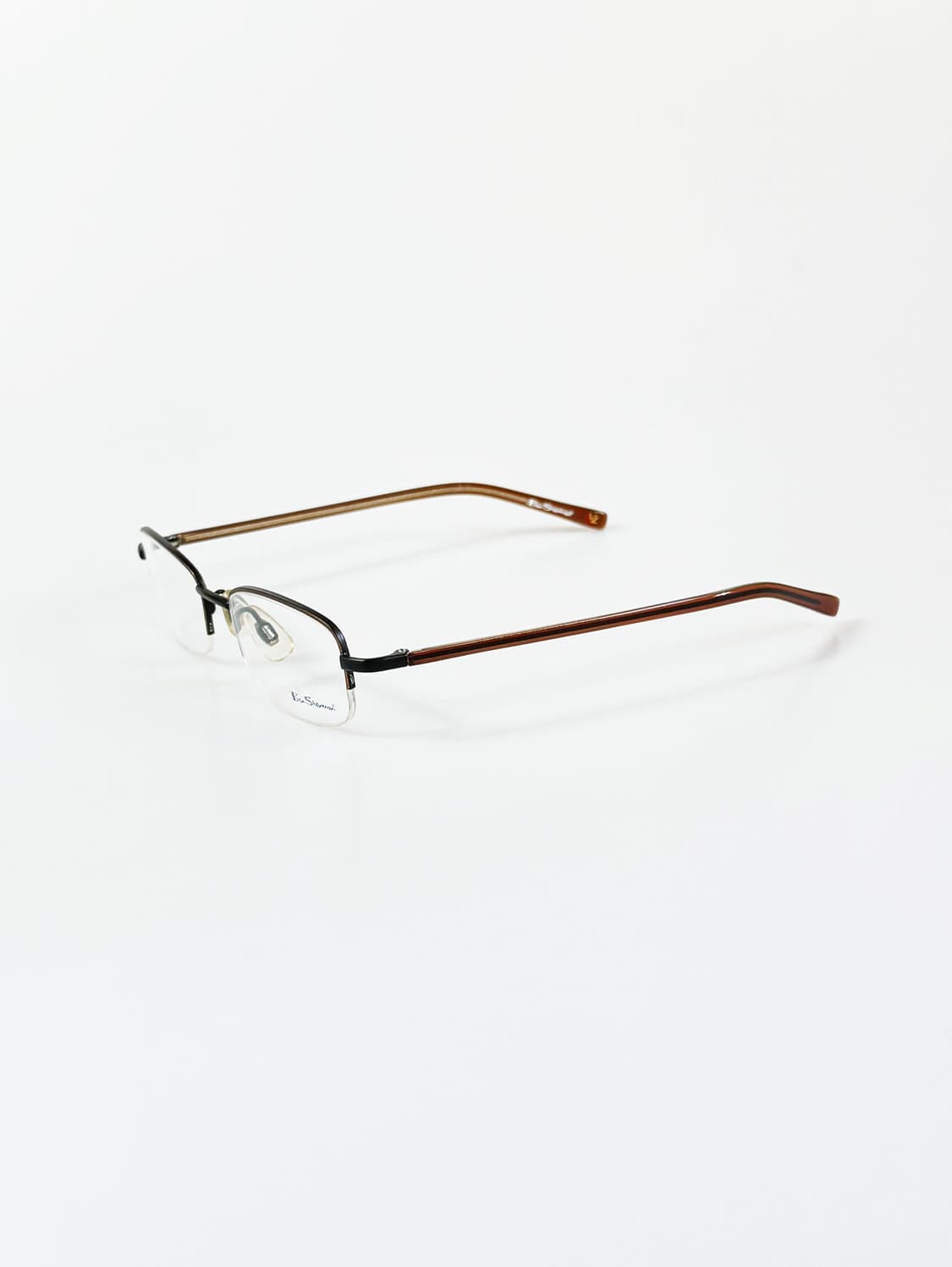 BEN SHERMAN 반무테 스퀘어 메탈 빈티지 안경 상품이미지3