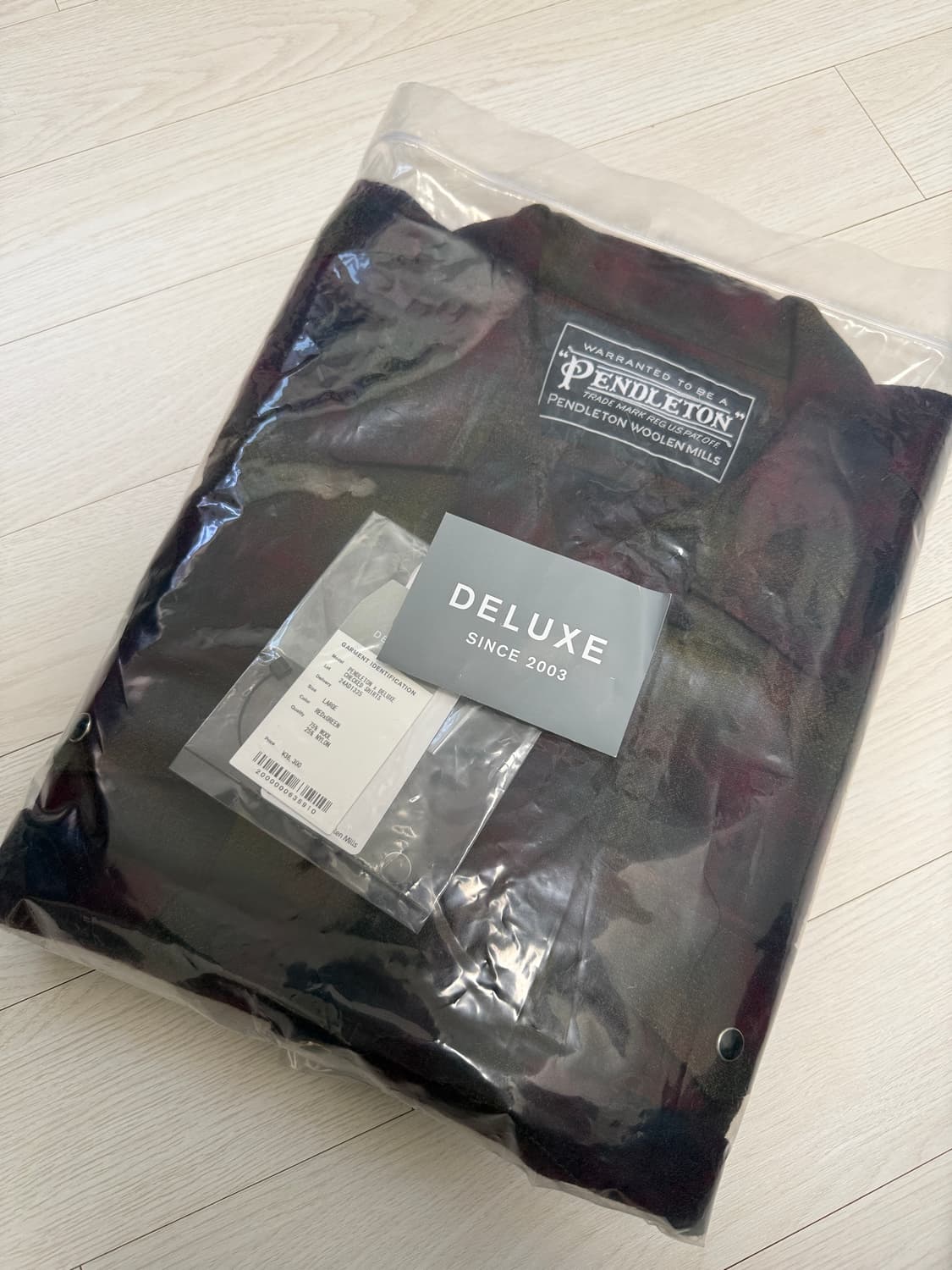 PENDLETON X DELUXE 옴브레 체크 셔츠 상품이미지1