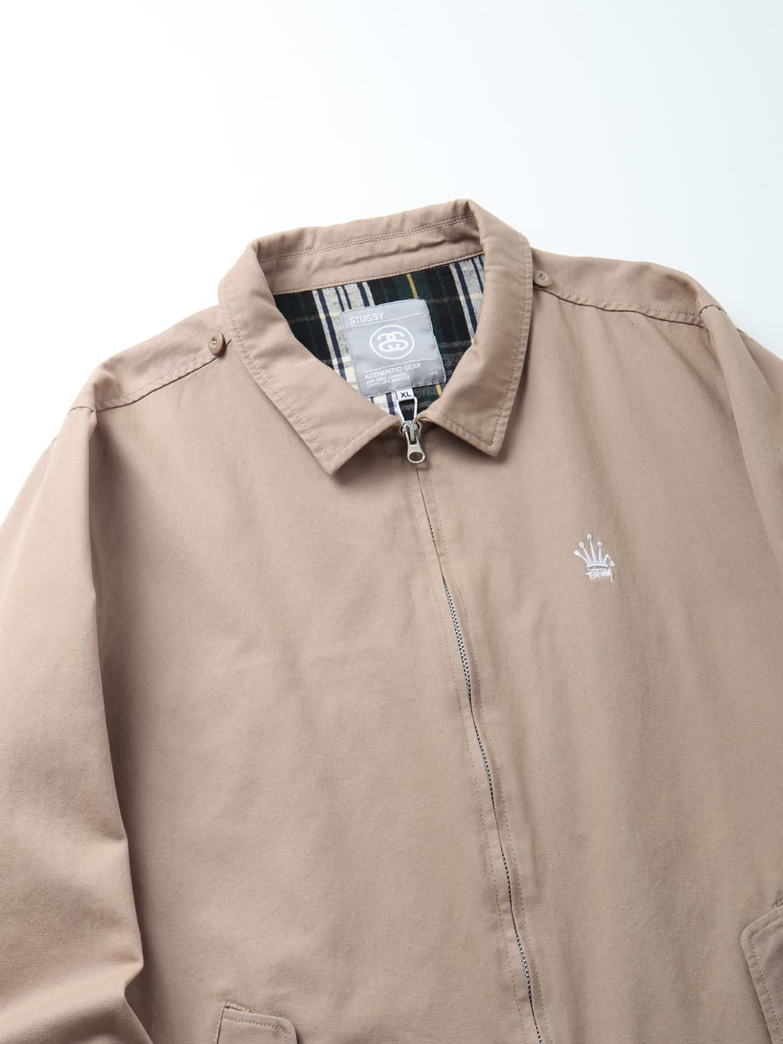 STUSSY Cotton Zip Swing Top 상품이미지3