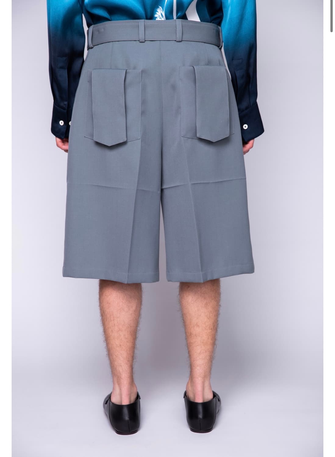 Jil Sander 질샌더 Belted Shorts Gray 숏팬츠 상품이미지2