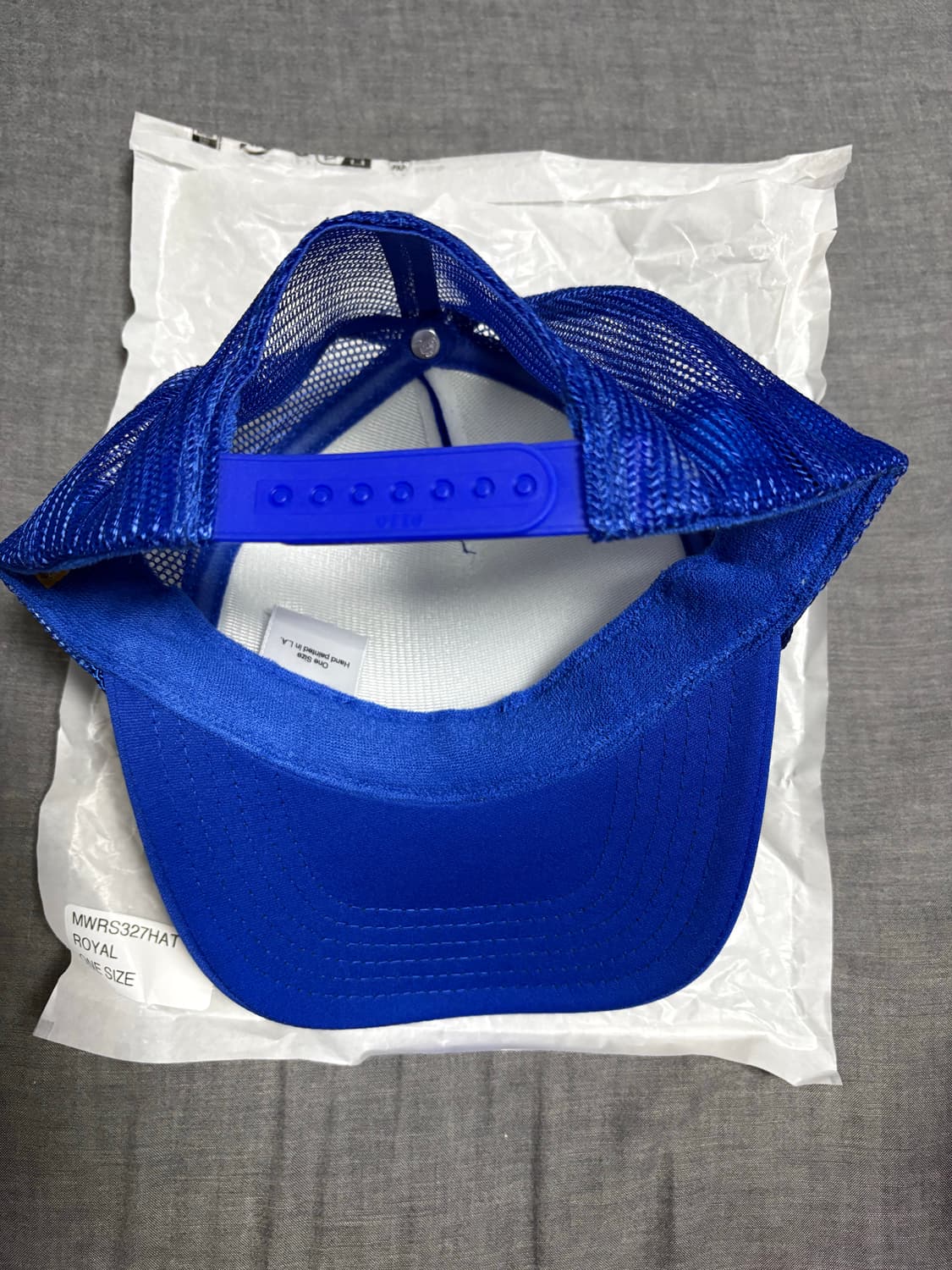 [F] Madeworn 메이드원 롤링스톤즈 트러커 캡 블루 (새 상품) 상품이미지3