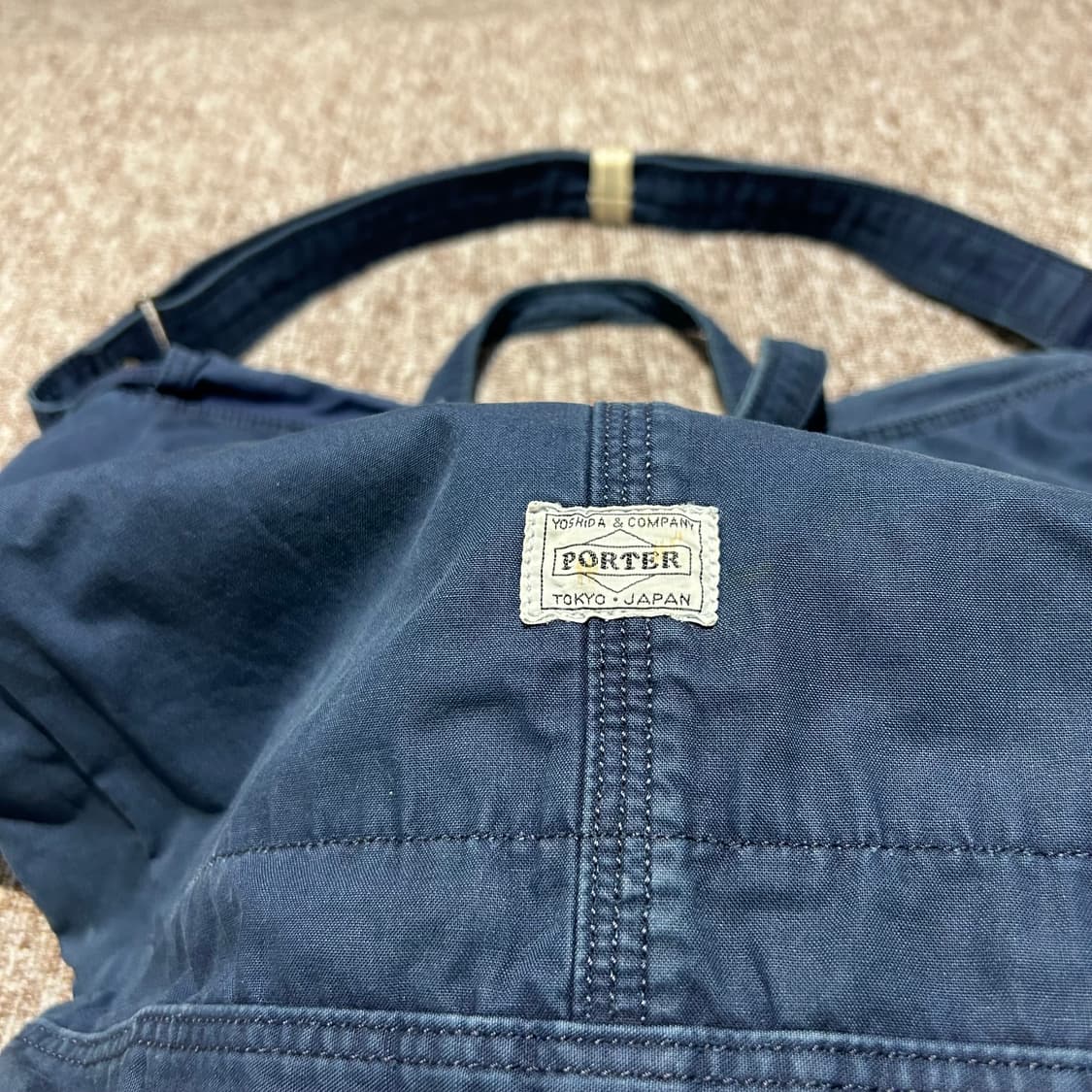 요시다 포터 네이비 코튼 숄더백 토트백 헬멧백  상품이미지3