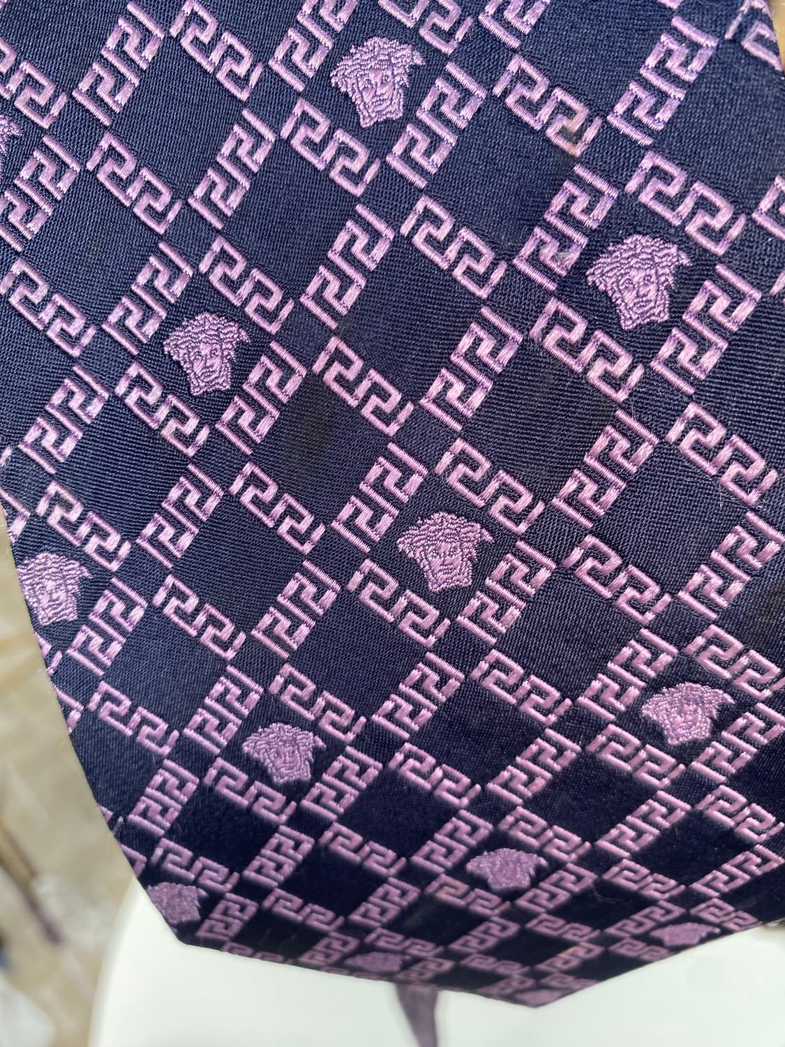 Gianni Versace 베르사체 모노그램 정품 명품넥타이 상품이미지10