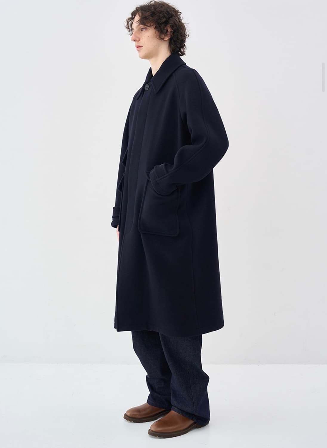 애프터프레이 투어리스트 발마칸 코트 네이비 상품이미지3