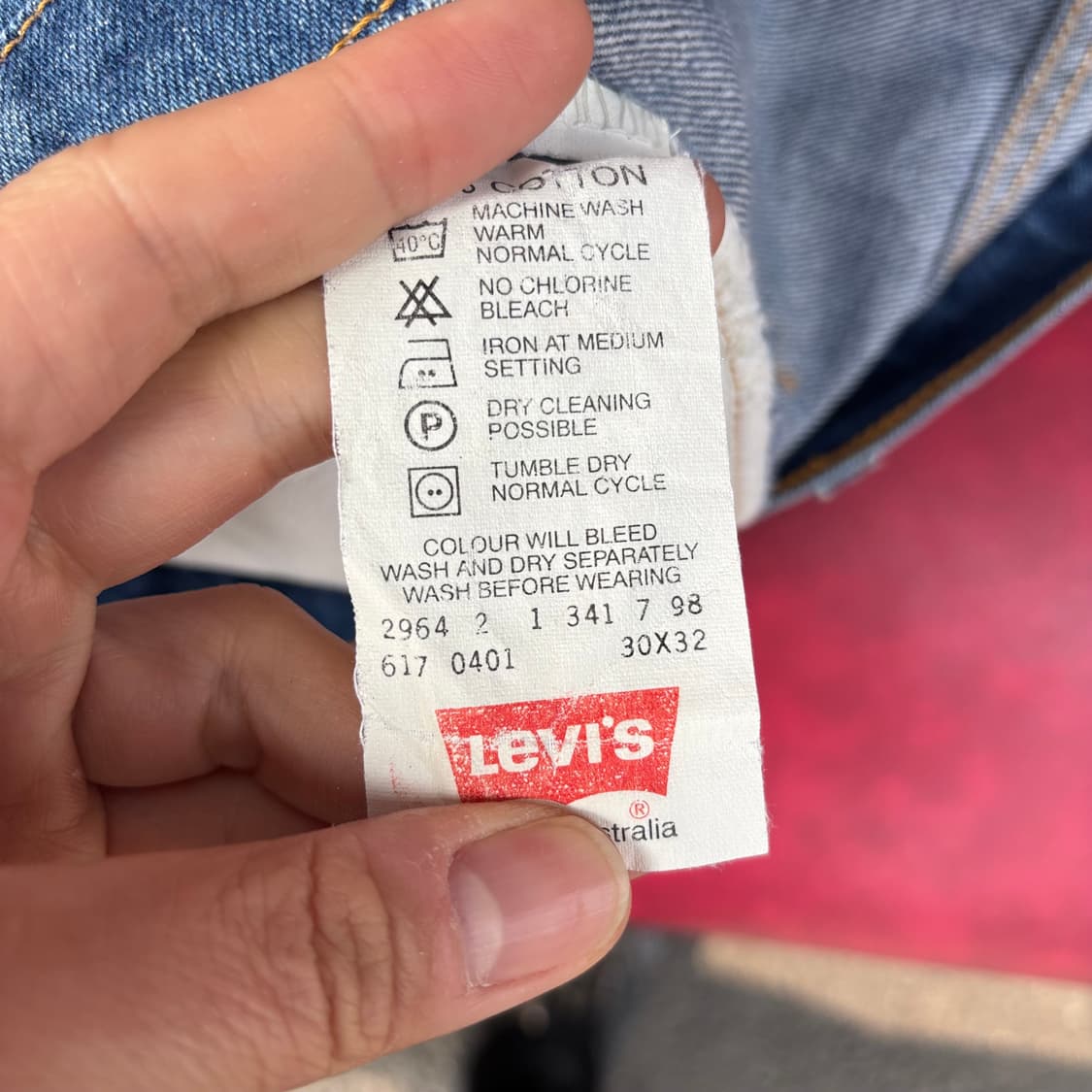 90년대 리바이스 617 부츠컷 오렌지탭 상품이미지10