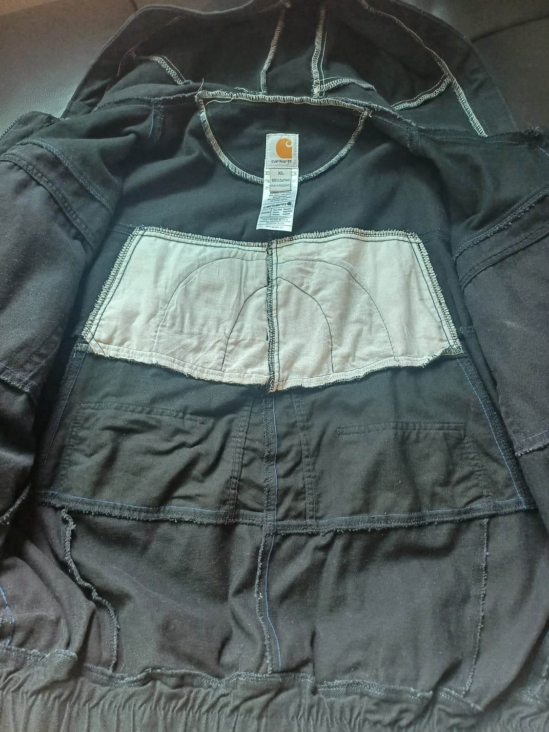 칼하트 후드집업 자켓 블랙xl 상품이미지3