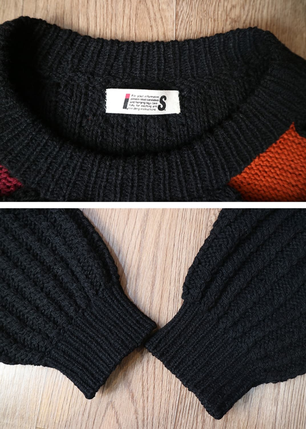 80~90S issey miyake I.S 이세이 미야케 is 빈티지니트 상품이미지6