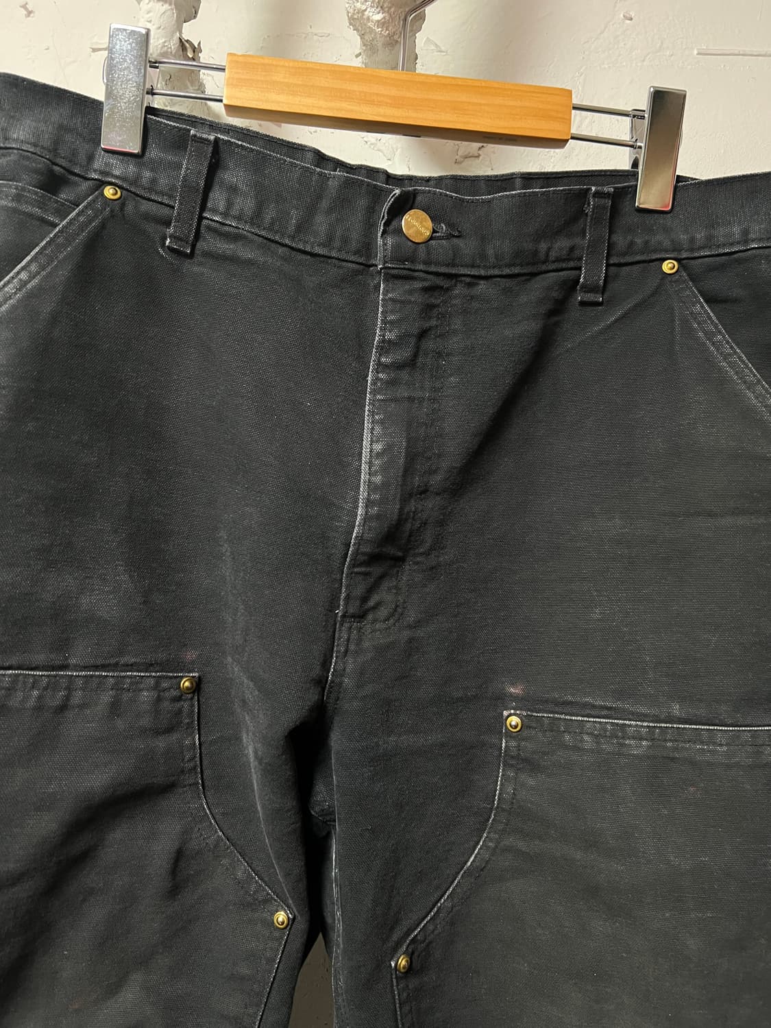 칼하트 릴렉스 핏 데님 더블니 워크 팬츠 상품이미지2