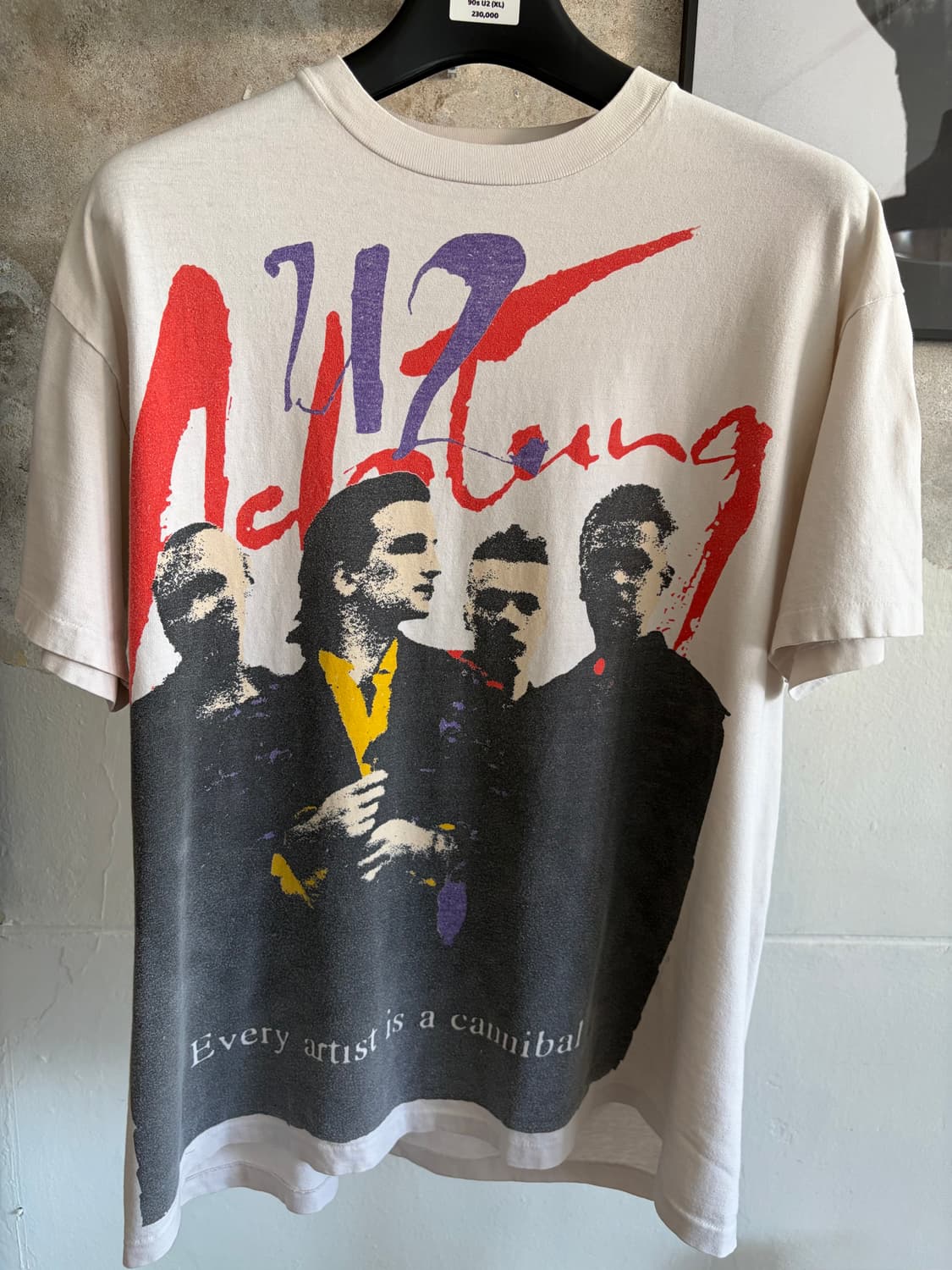 90s U2 투어 티셔츠 상품이미지1